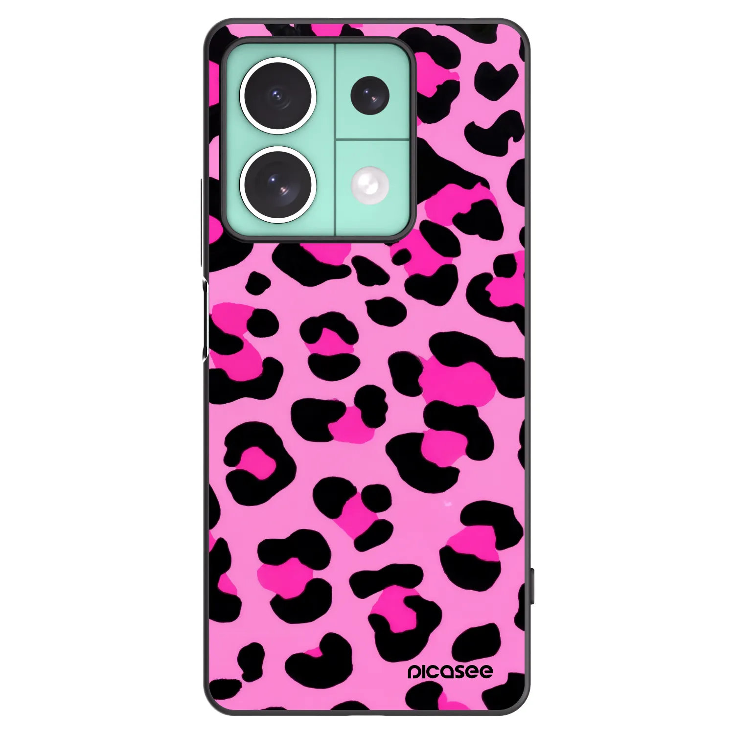 Picasee silikonový černý obal pro Xiaomi Redmi Note 13 5G - Pink Tiger
