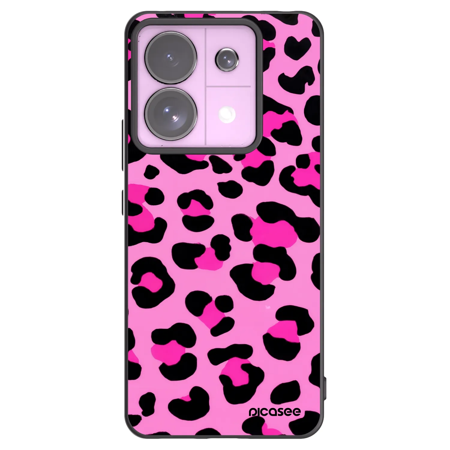 Picasee silikonový černý obal pro Xiaomi Redmi Note 13 Pro 5G - Pink Tiger