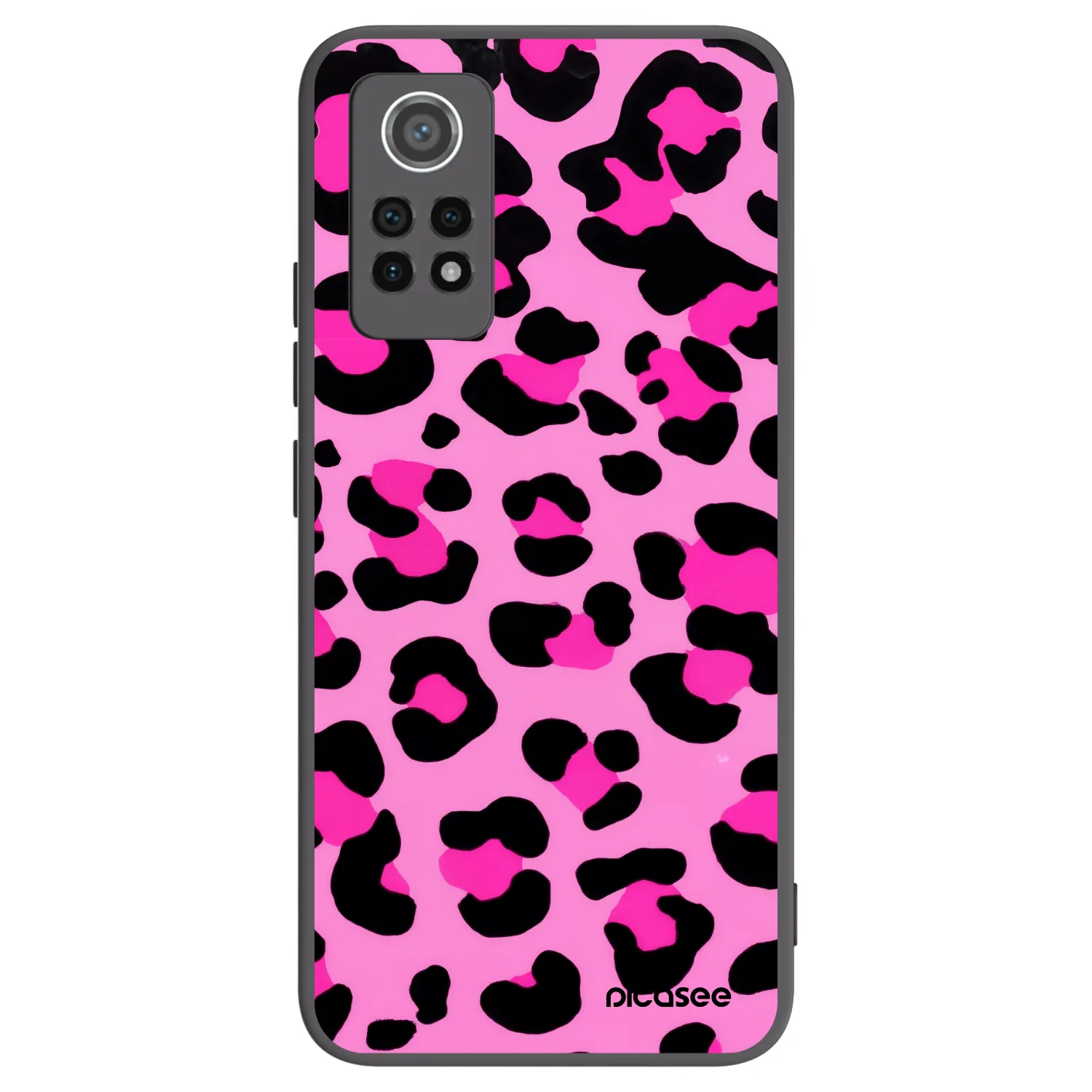 Picasee silikonový černý obal pro Xiaomi Redmi Note 12 Pro 4G - Pink Tiger