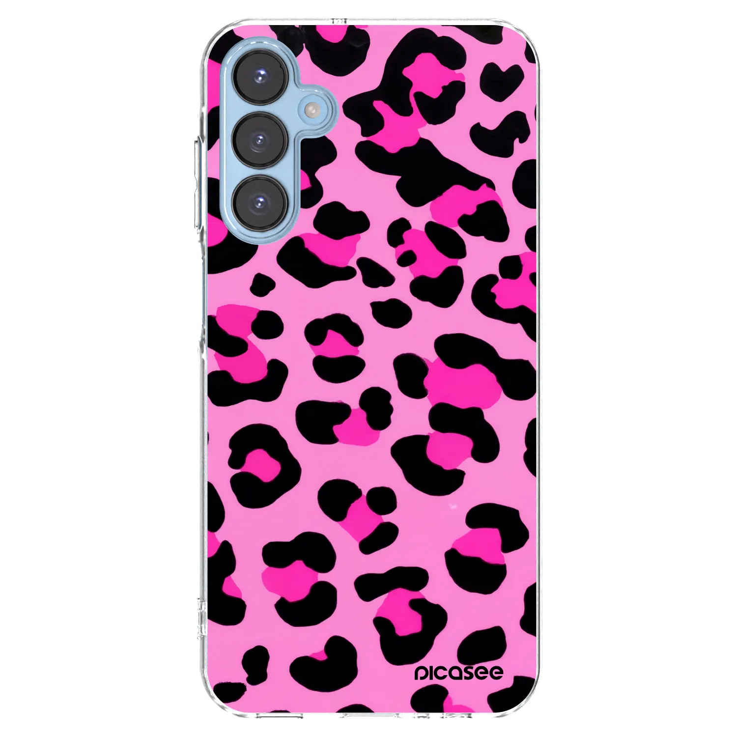 Picasee silikonový průhledný obal pro Samsung Galaxy A15 A156B 5G - Pink Tiger