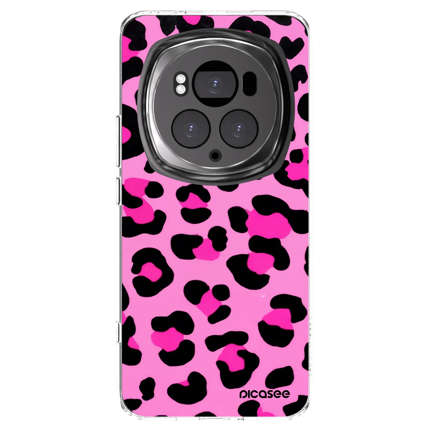 Picasee silikonový průhledný obal pro Honor Magic6 Pro - Pink Tiger