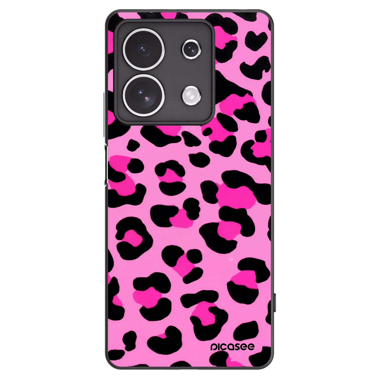 Picasee silikonový černý obal pro Xiaomi Redmi Note 13 4G - Pink Tiger