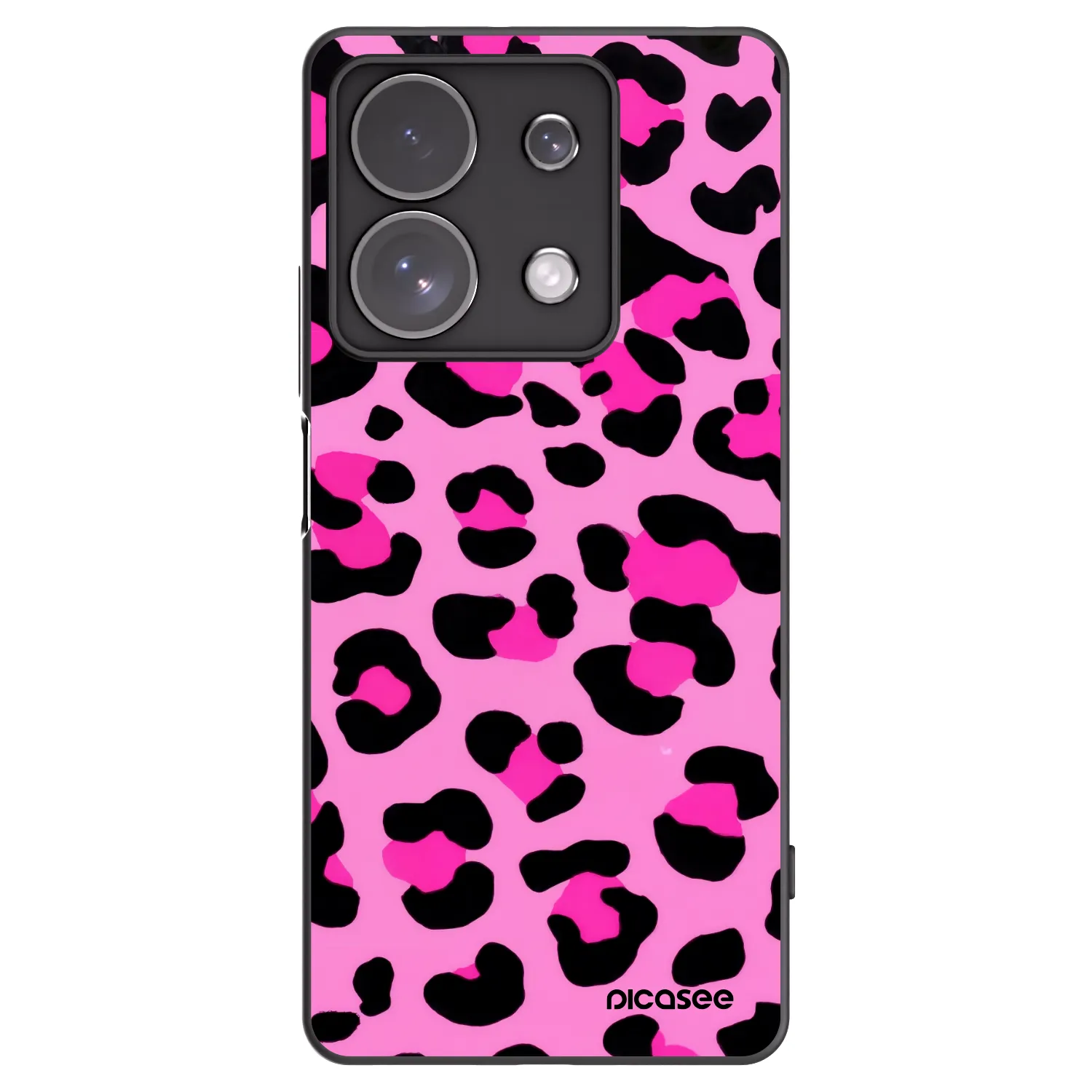 Picasee silikonový černý obal pro Xiaomi Redmi Note 13 Pro 4G - Pink Tiger
