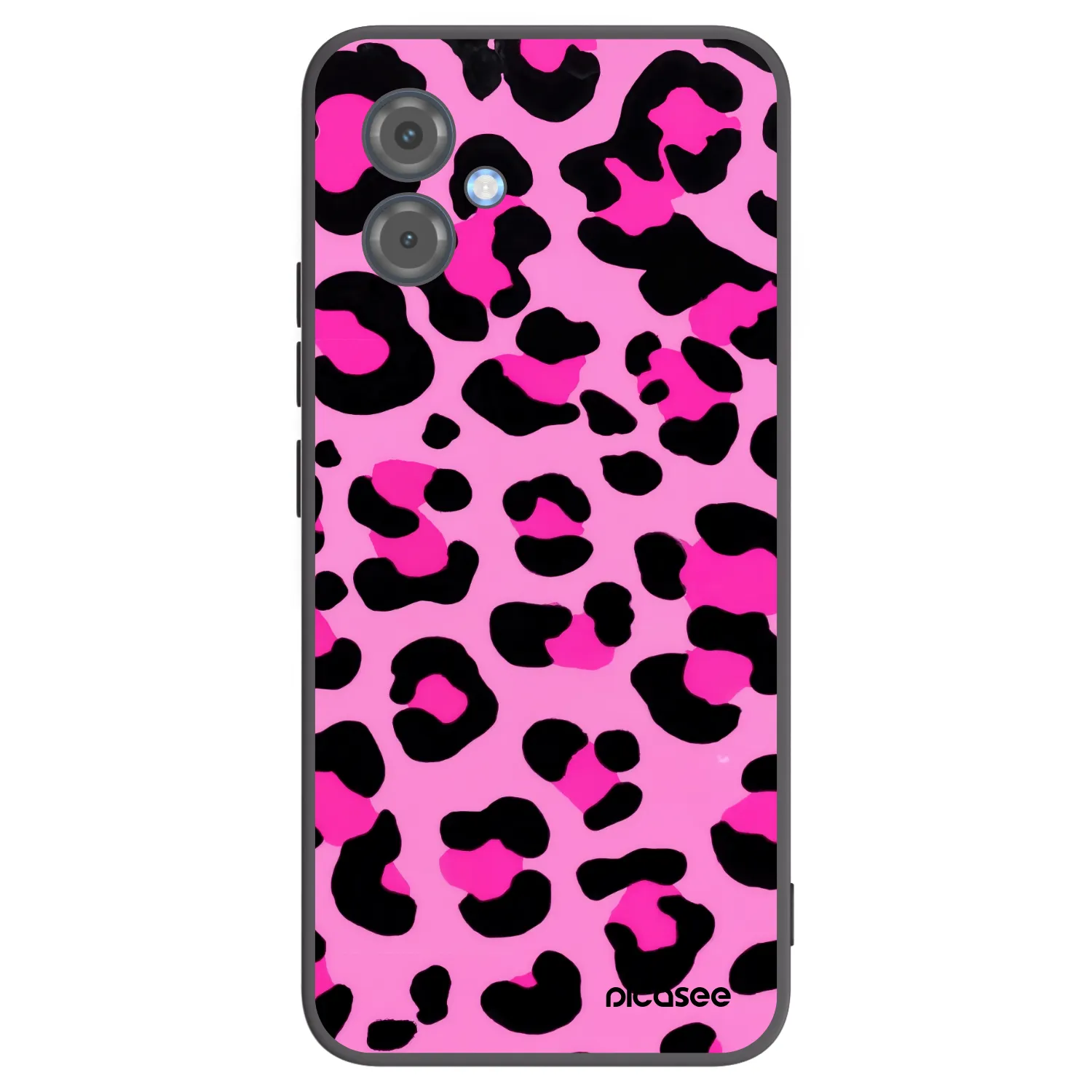 Picasee silikonový černý obal pro Motorola Moto G14 - Pink Tiger