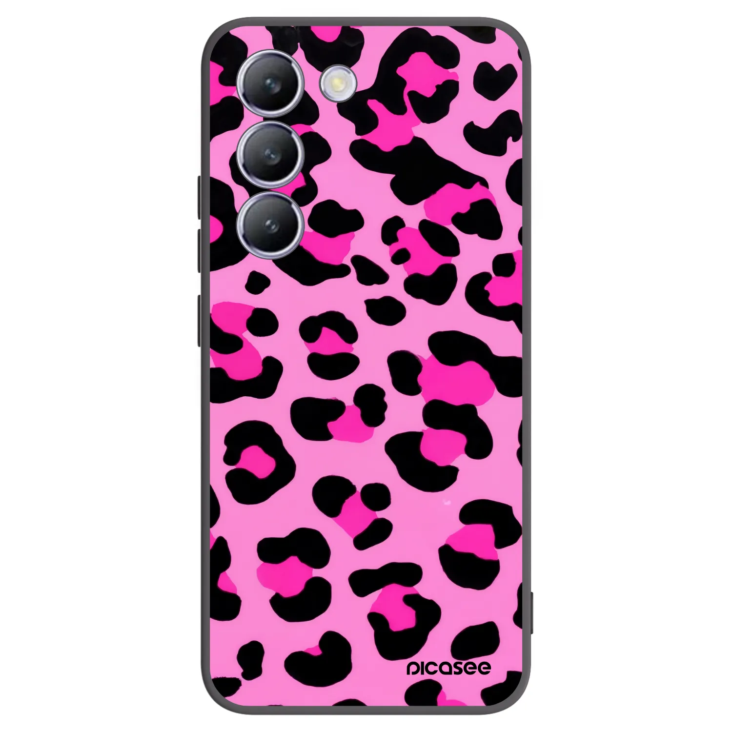 Picasee silikonový černý obal pro Vivo V40 SE 5G - Pink Tiger