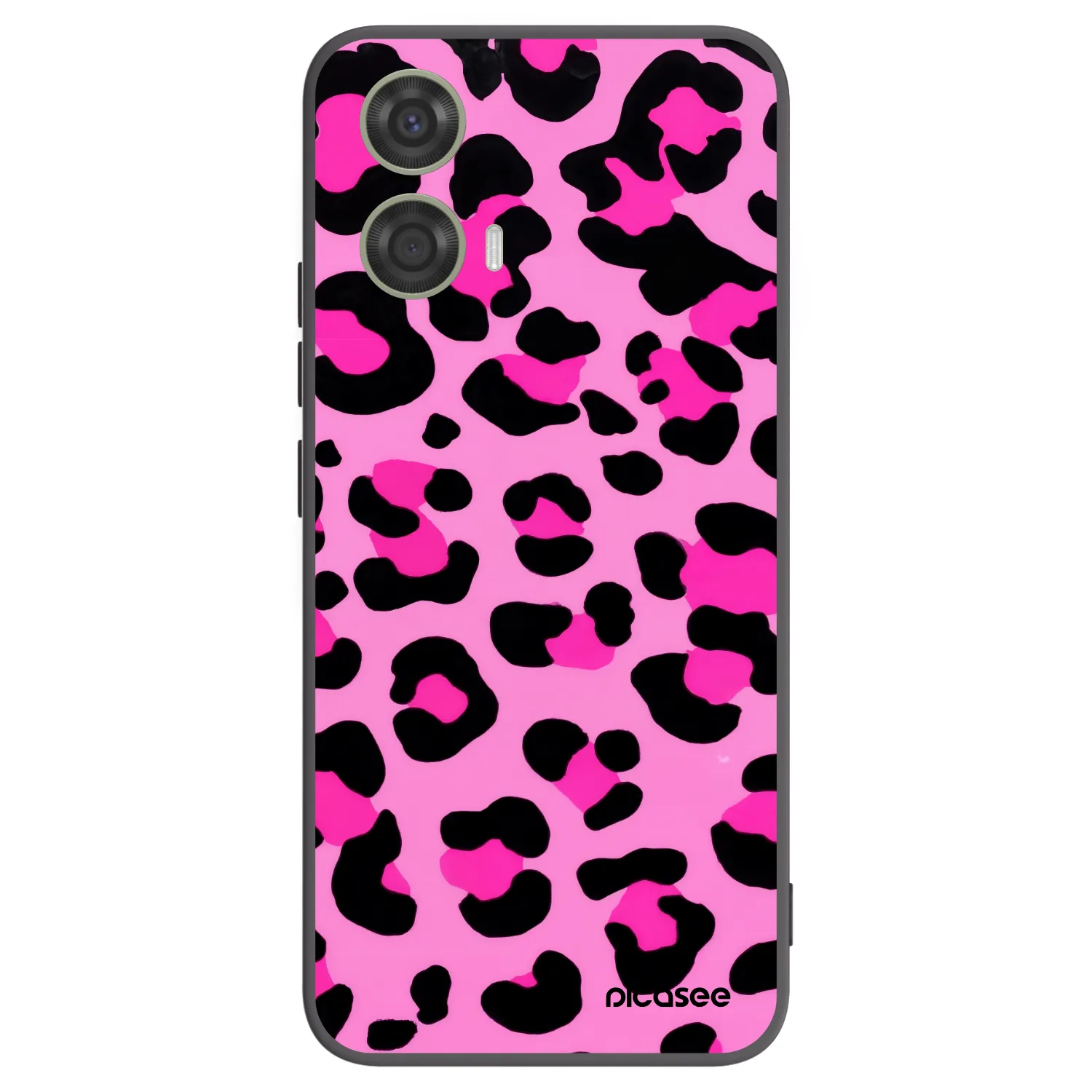Picasee silikonový černý obal pro Motorola Moto G24 - Pink Tiger
