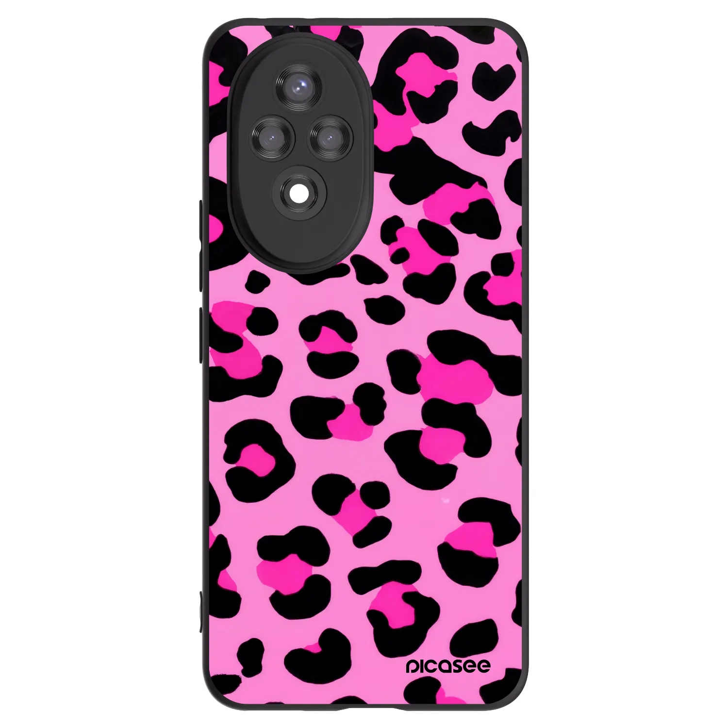 Picasee silikonový černý obal pro Honor 200 5G - Pink Tiger