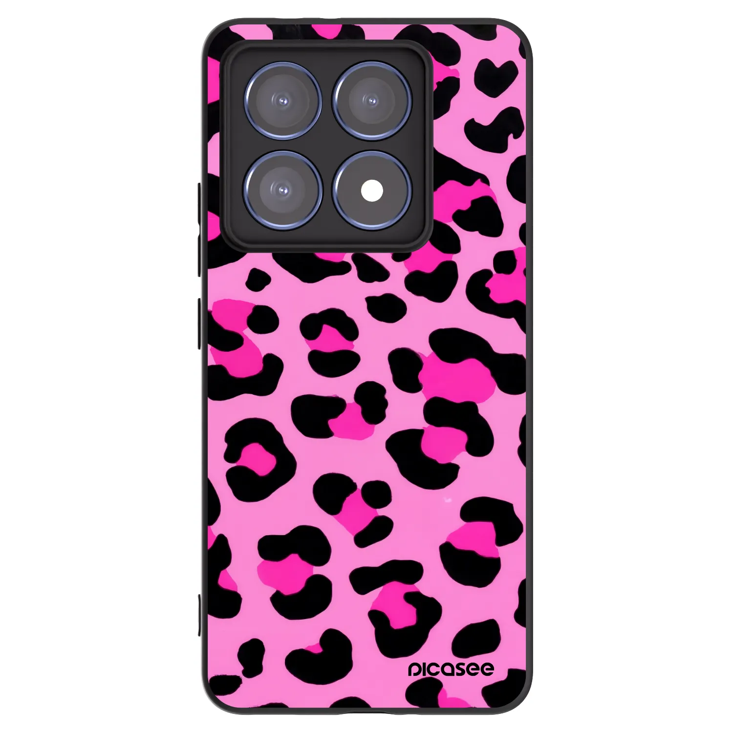 Picasee silikonový černý obal pro Xiaomi 14T Pro - Pink Tiger