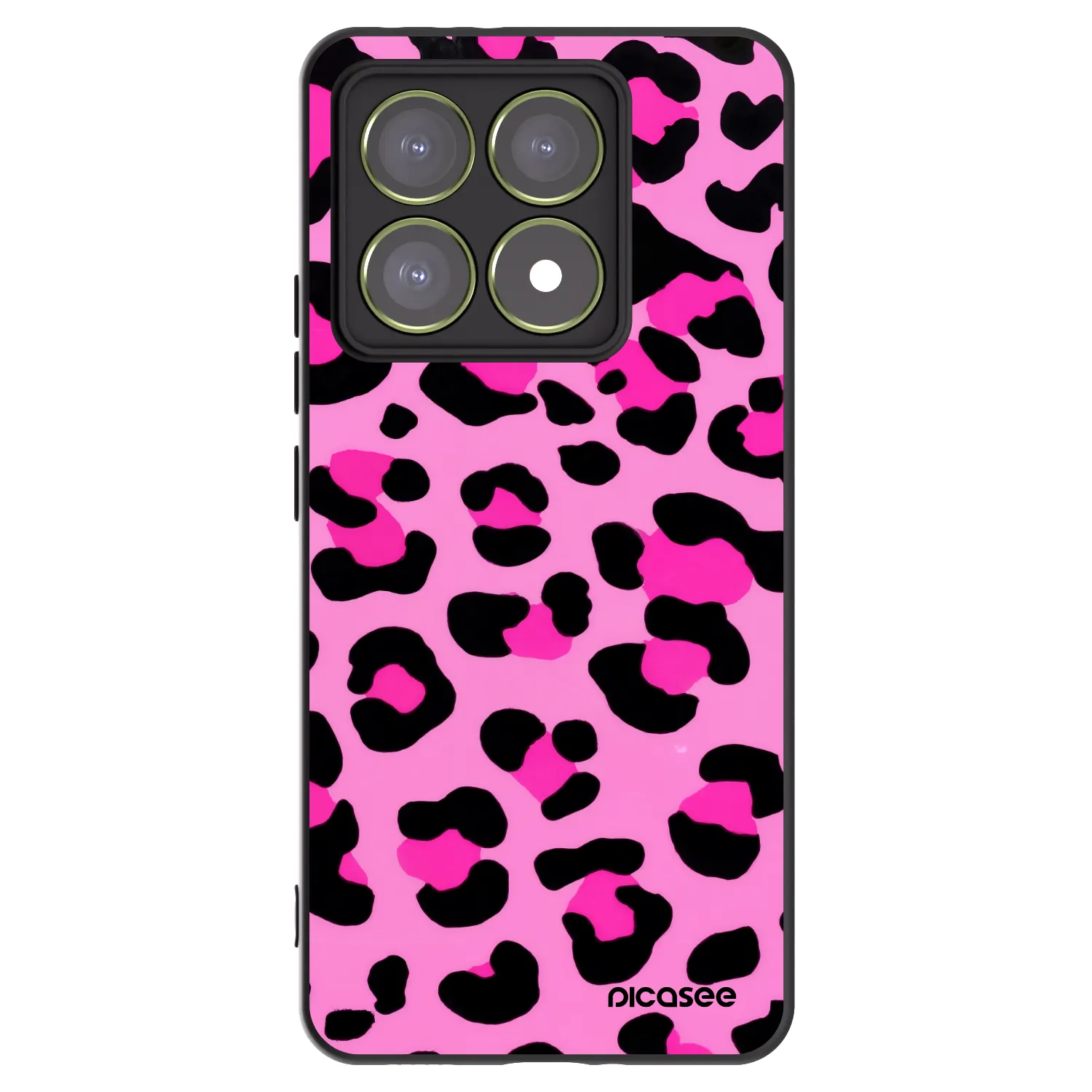 Picasee silikonový černý obal pro Xiaomi 14T - Pink Tiger