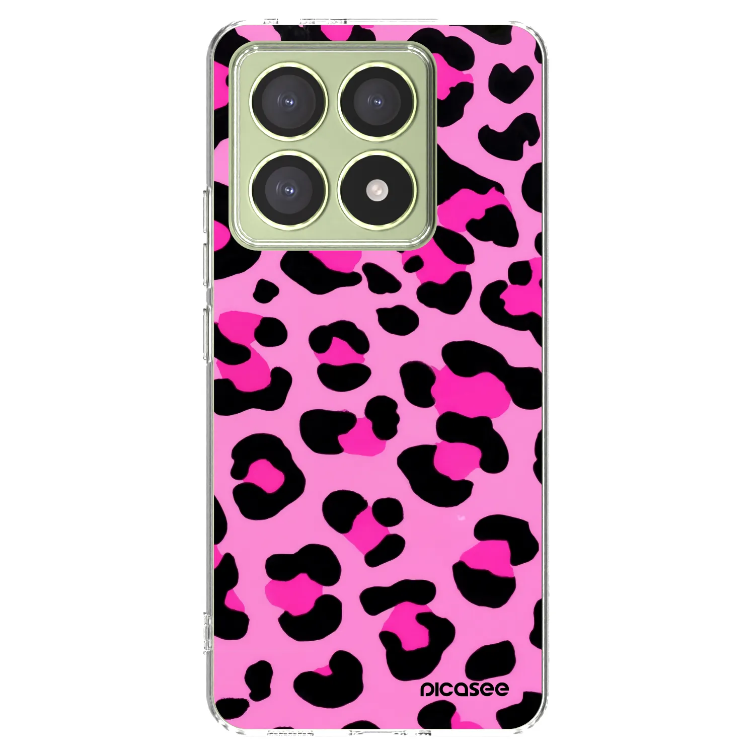 Picasee silikonový průhledný obal pro Xiaomi 14T - Pink Tiger