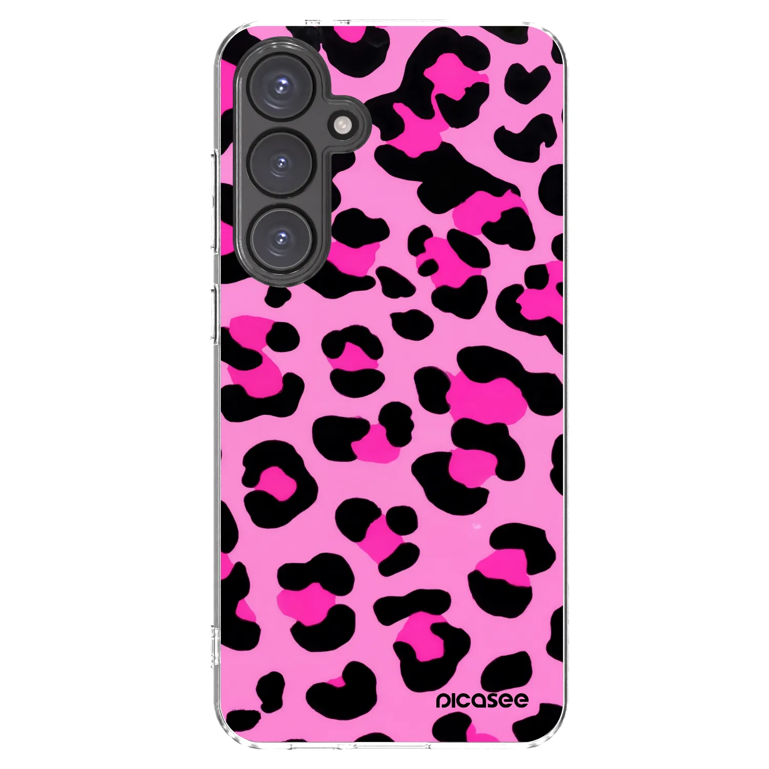 Picasee silikonový průhledný obal pro Samsung Galaxy S24 FE S721B - Pink Tiger