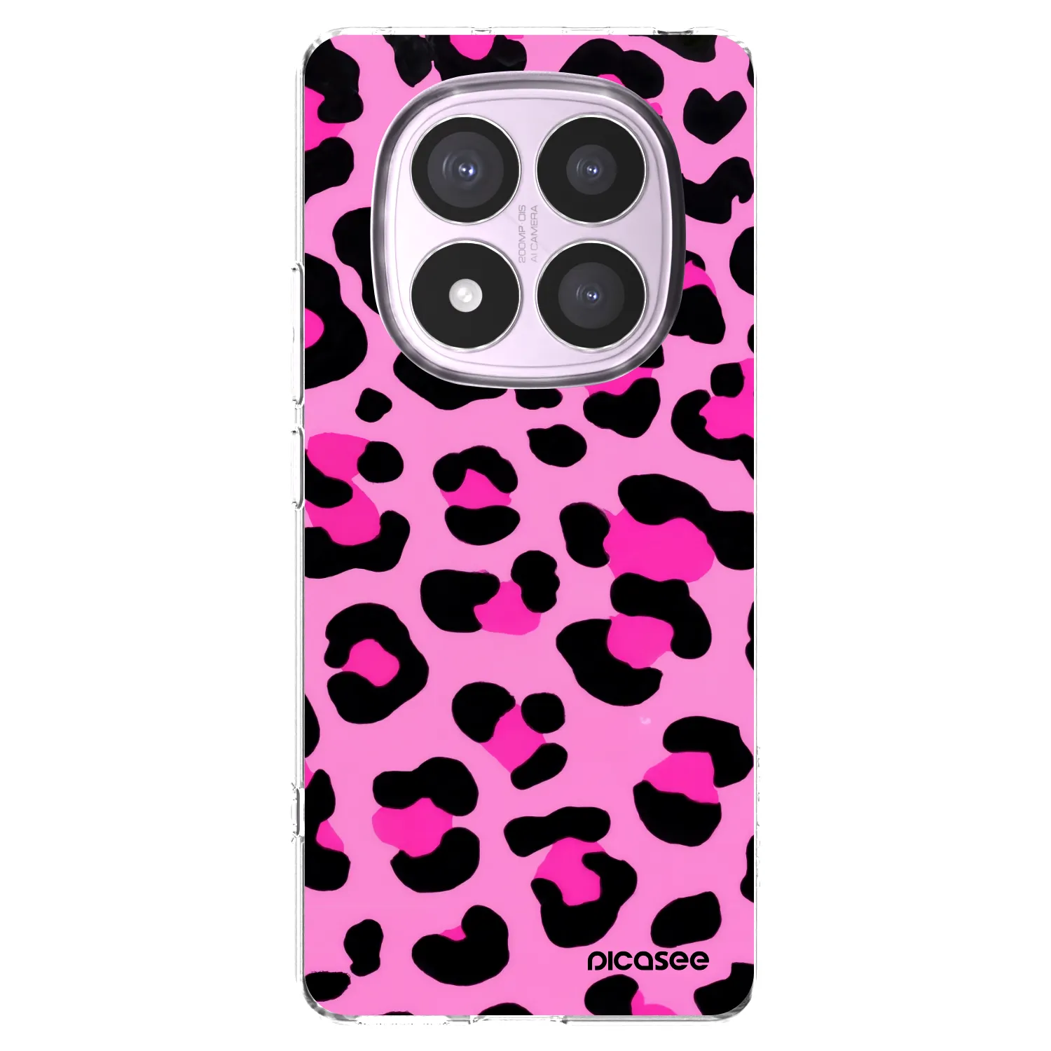 Picasee silikonový průhledný obal pro Xiaomi Redmi Note 14 Pro 5G - Pink Tiger
