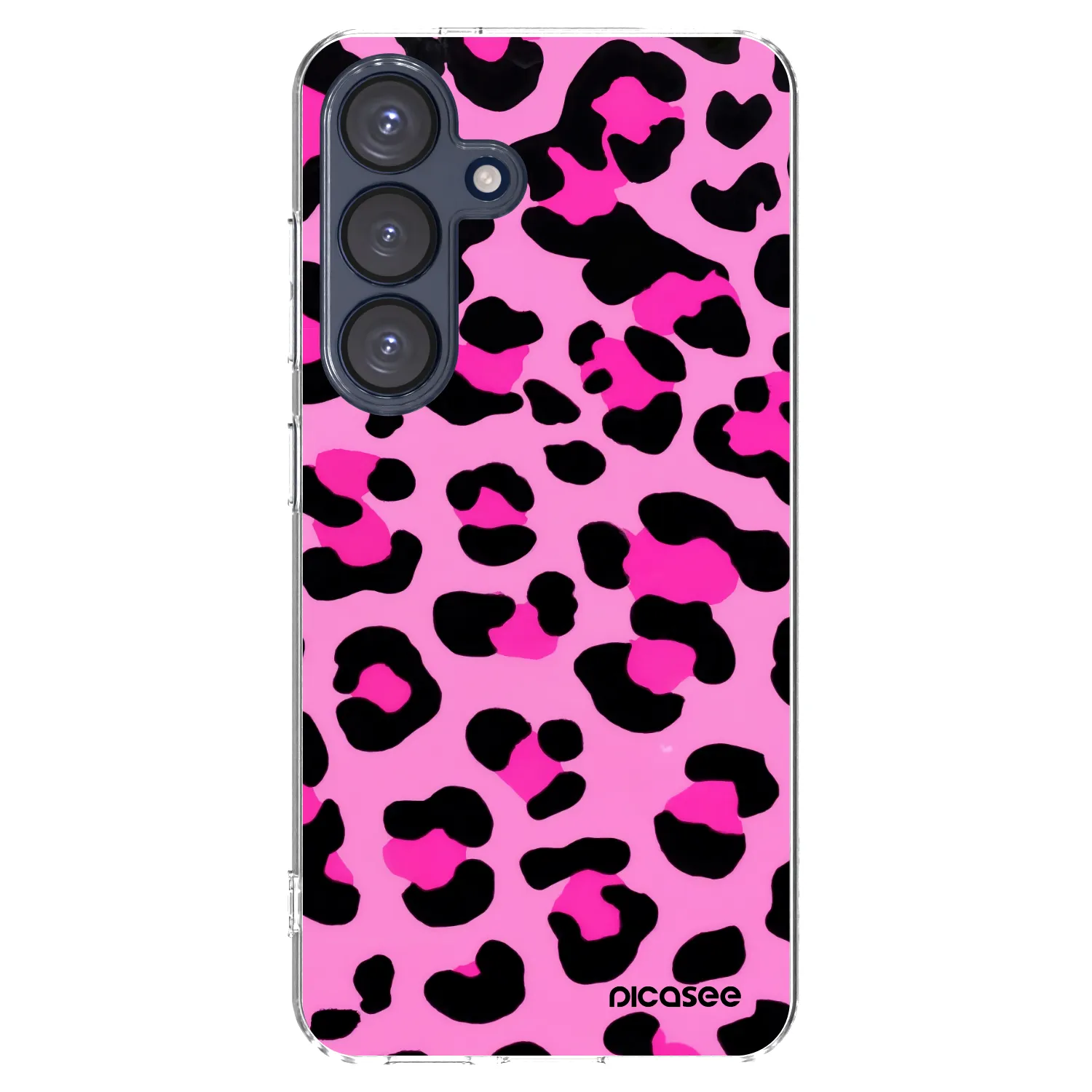 Picasee silikonový průhledný obal pro Samsung Galaxy S25 5G - Pink Tiger