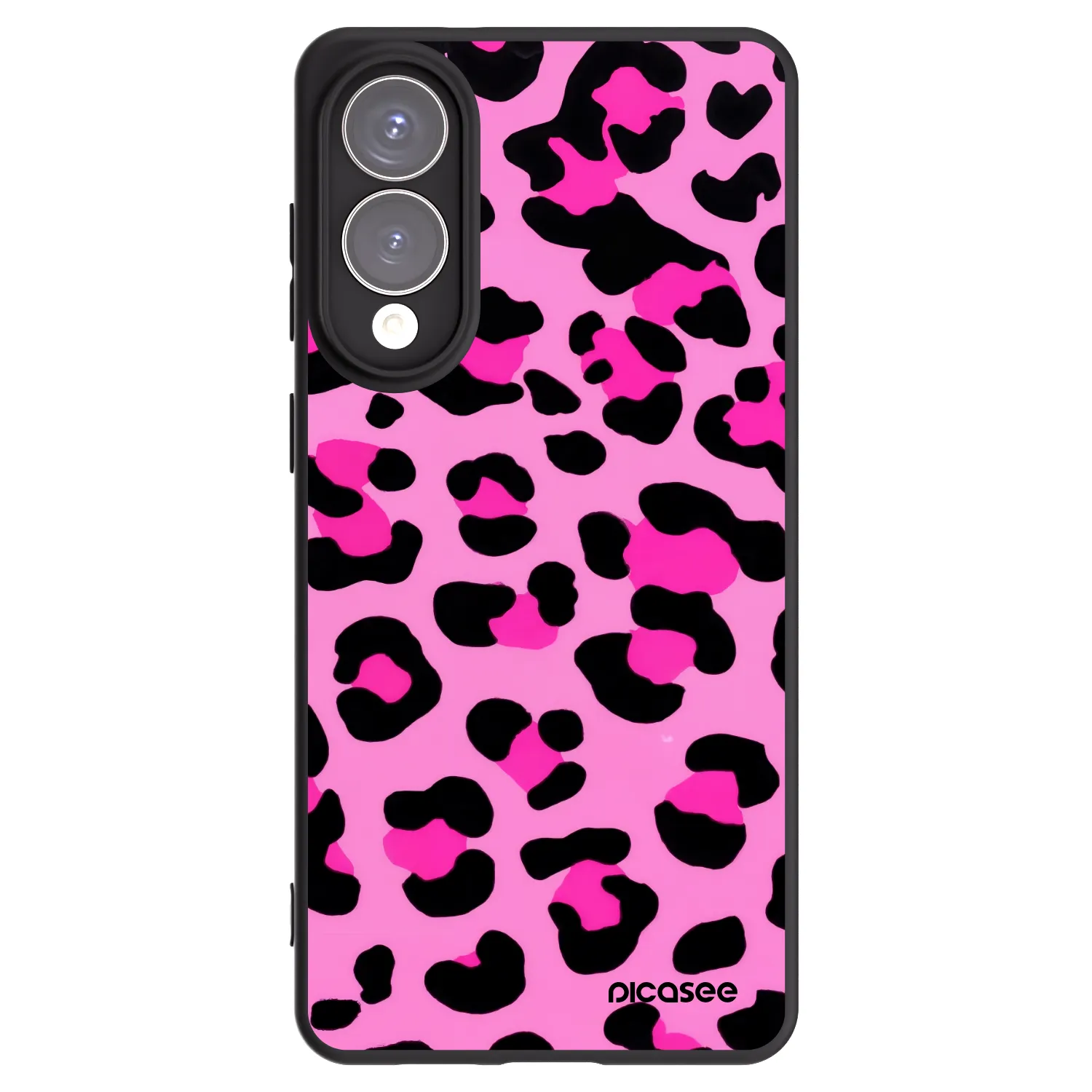 Picasee silikonový černý obal pro Samsung Galaxy S25 Edge 5G - Pink Tiger