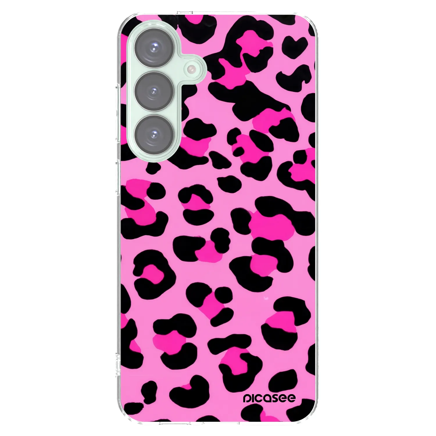 Picasee silikonový průhledný obal pro Samsung Galaxy S25+ 5G - Pink Tiger