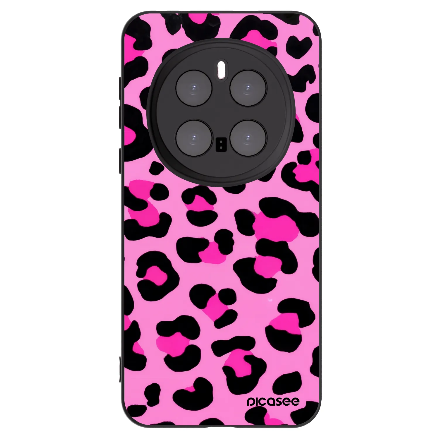 Picasee silikonový černý obal pro Honor Magic7 Pro 5G - Pink Tiger