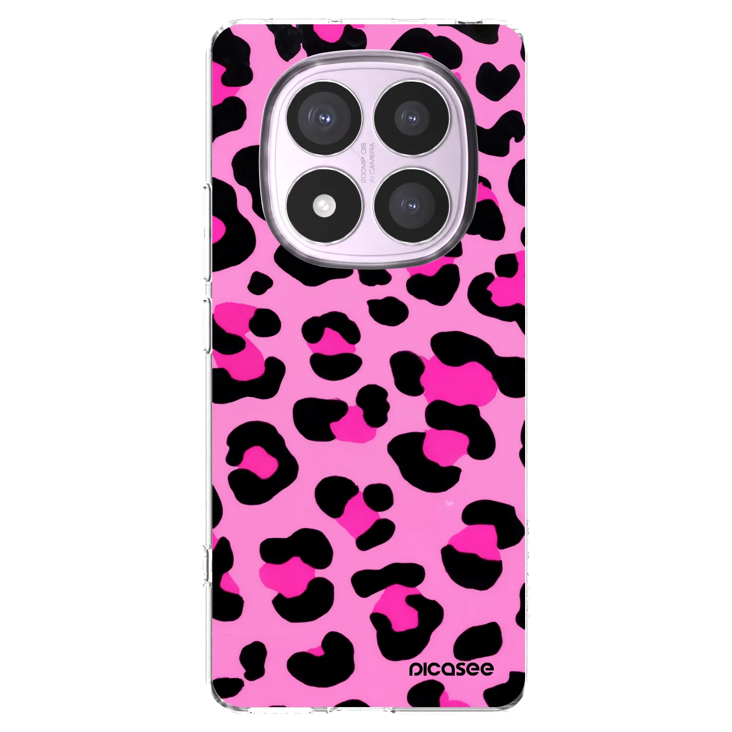 Picasee silikonový průhledný obal pro Xiaomi Redmi Note 14 Pro 4G - Pink Tiger