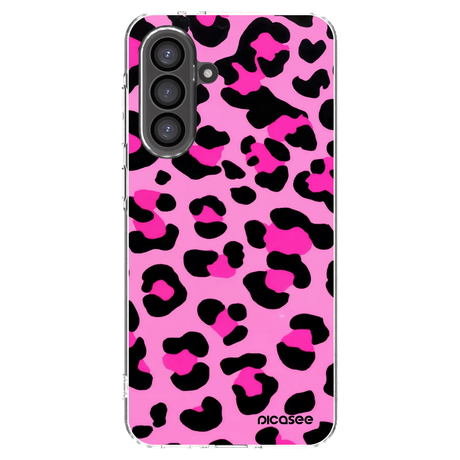 Picasee silikonový průhledný obal pro Samsung Galaxy A56 5G A566B - Pink Tiger