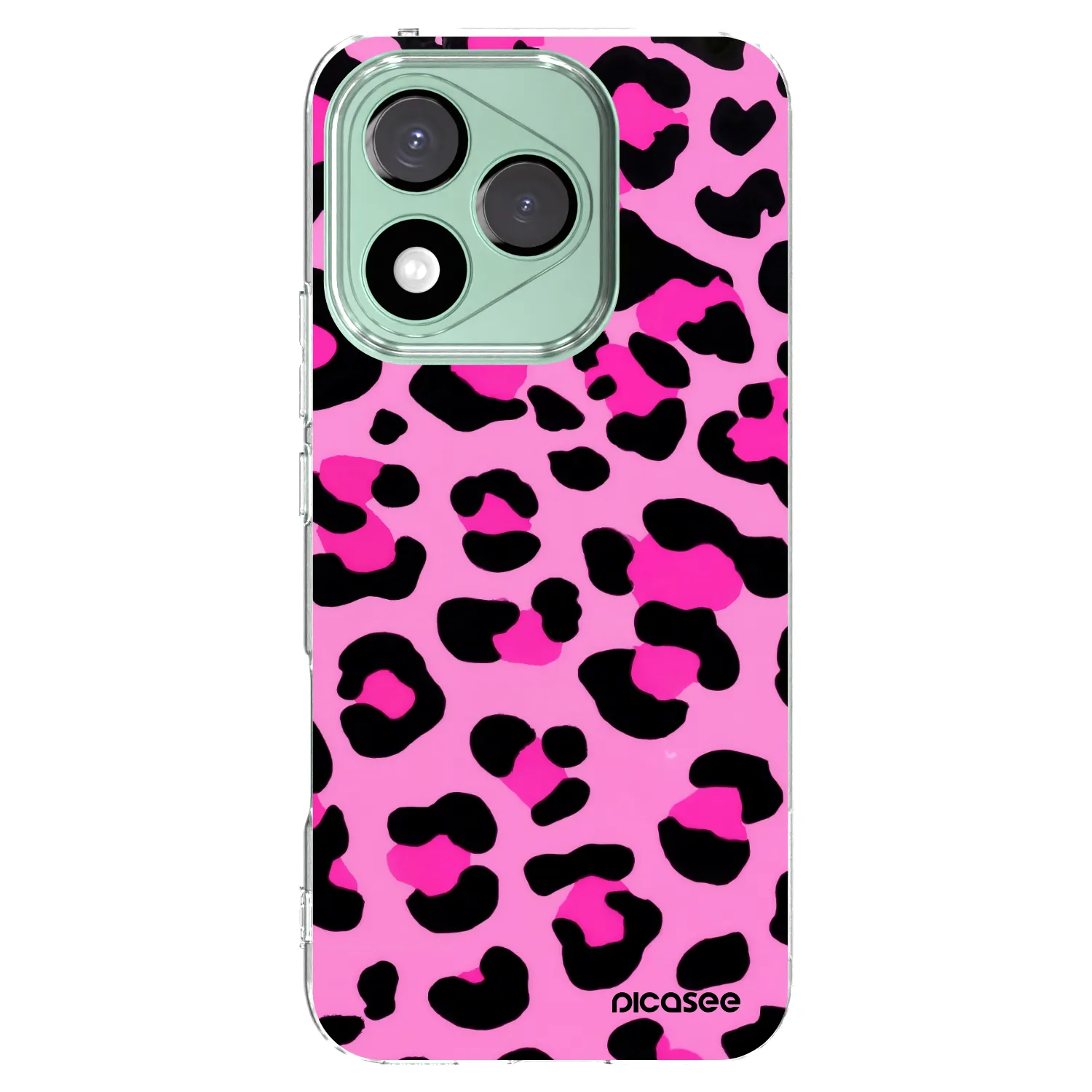 Picasee silikonový průhledný obal pro Honor 400 Lite 5G - Pink Tiger