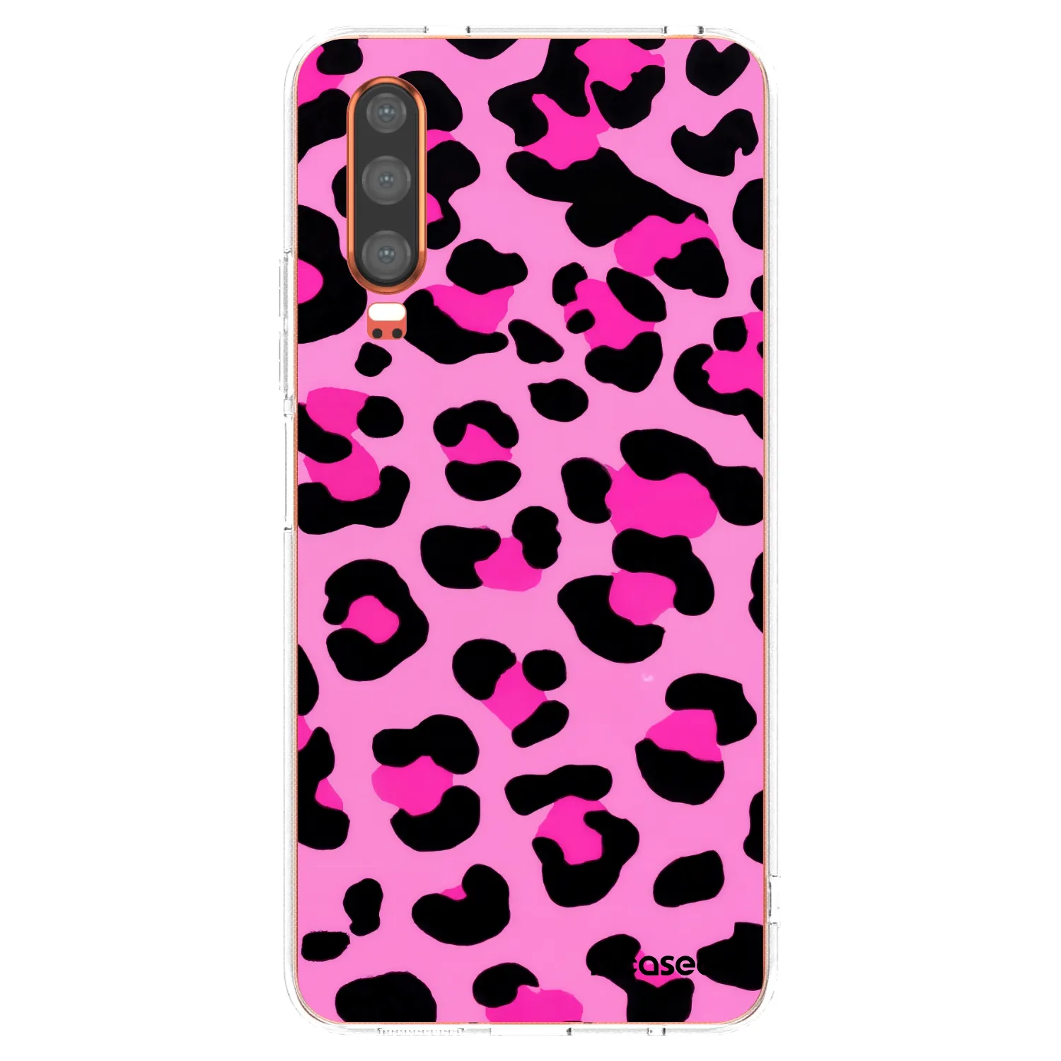 Picasee silikonový průhledný obal pro Huawei P30 - Pink Tiger