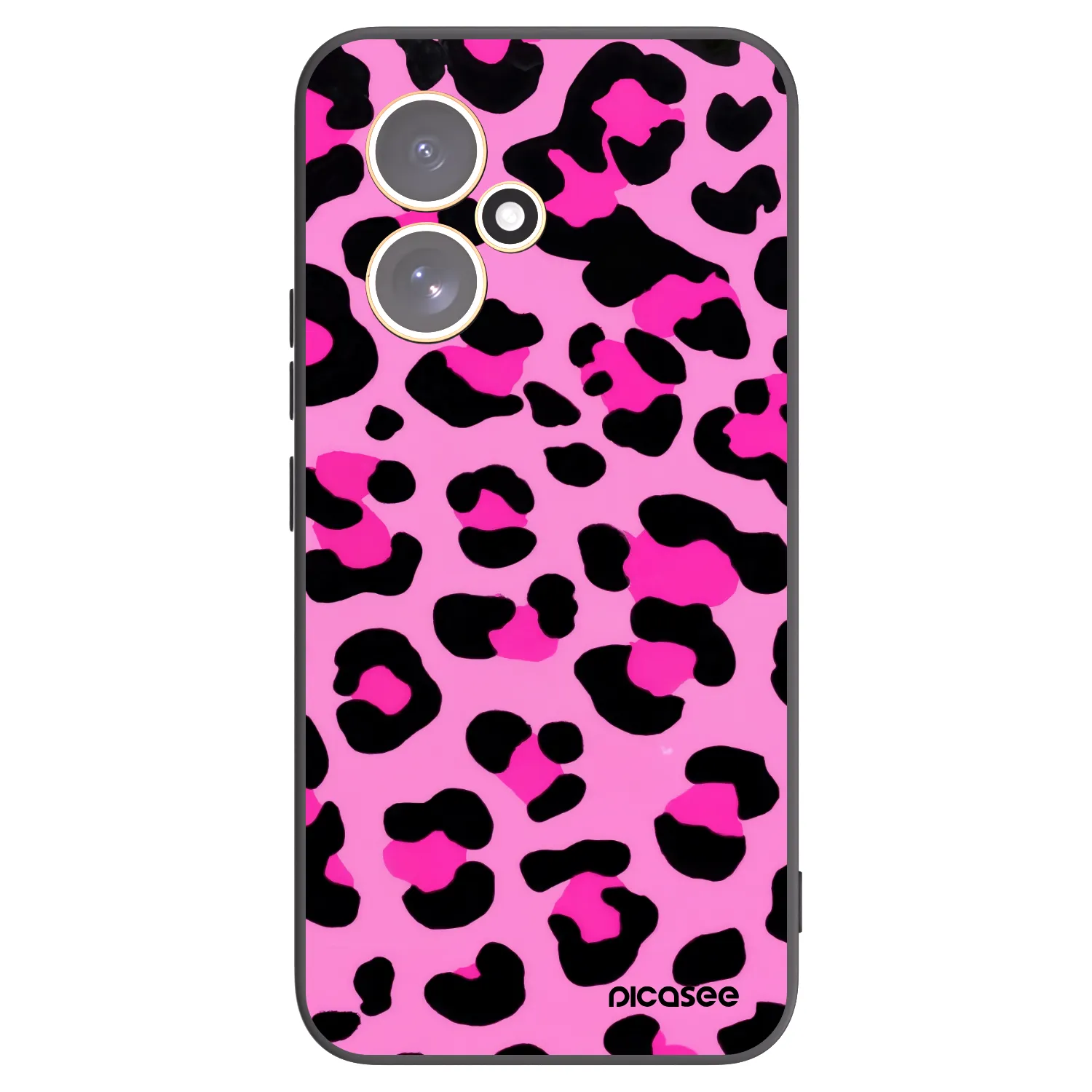 Picasee silikonový černý obal pro Honor 400 5G - Pink Tiger