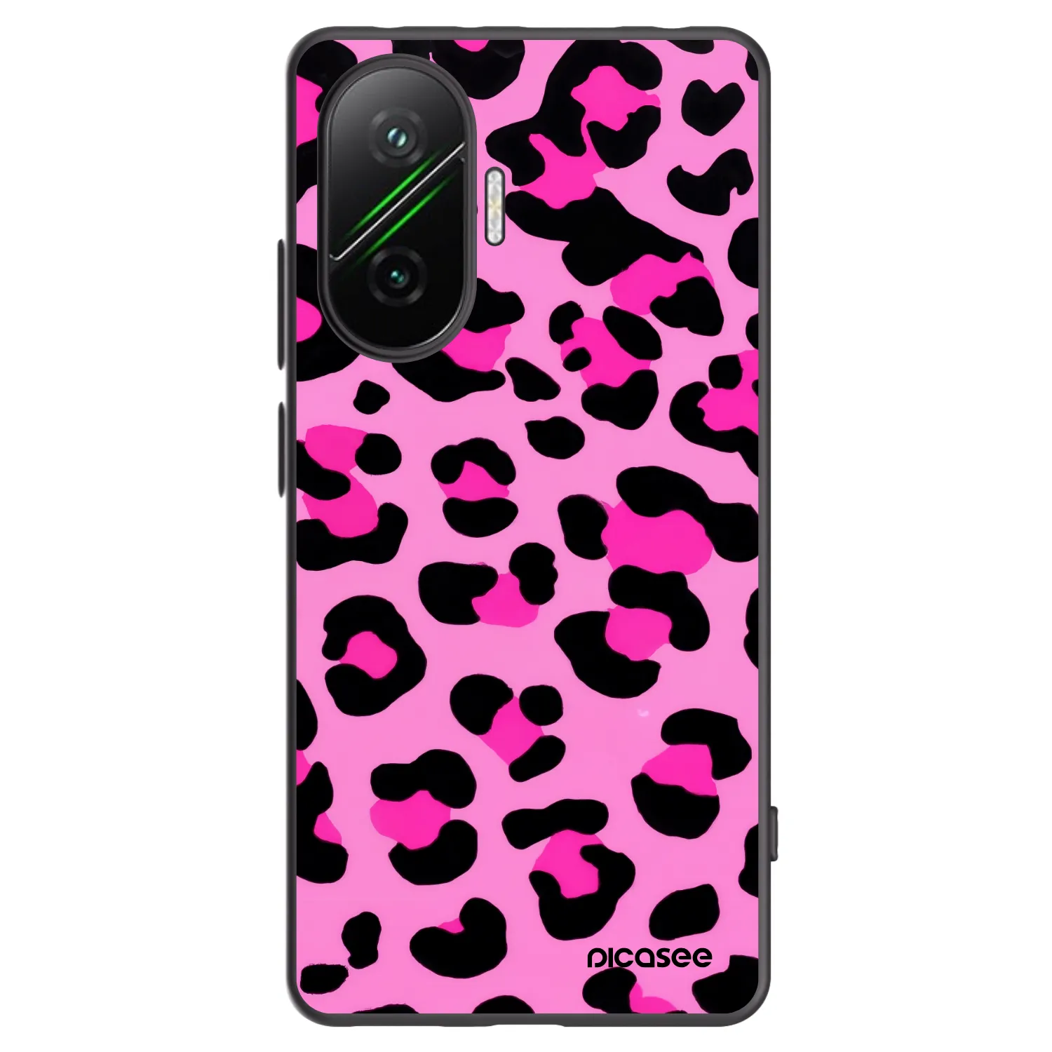 Picasee silikonový černý obal pro Xiaomi Poco F7 5G - Pink Tiger