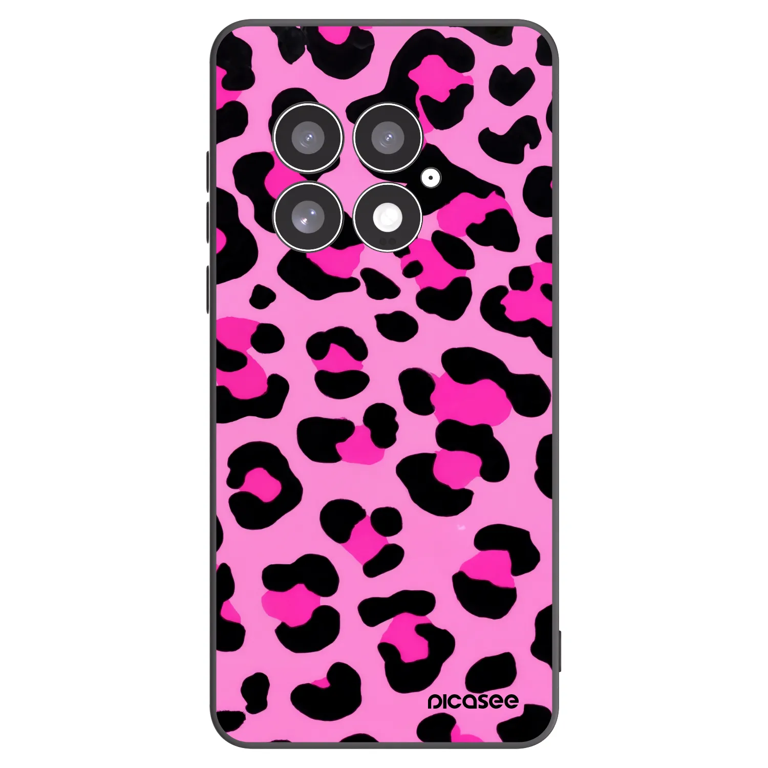 Picasee silikonový černý obal pro OnePlus 13 5G - Pink Tiger