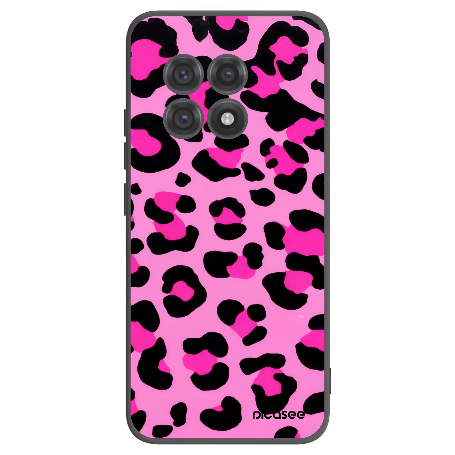 Picasee silikonový černý obal pro OnePlus 13R 5G - Pink Tiger
