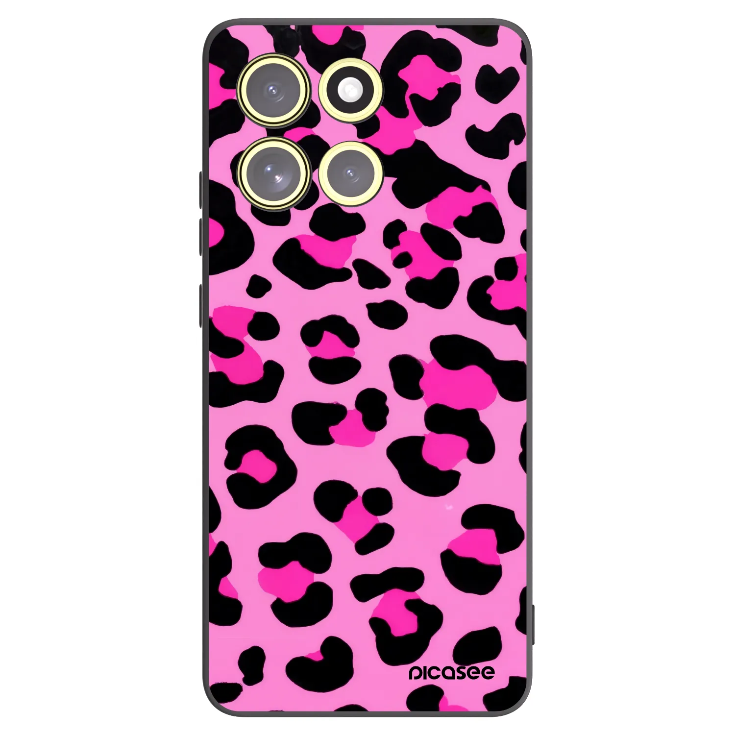 Picasee silikonový černý obal pro Motorola Moto G86 5G - Pink Tiger