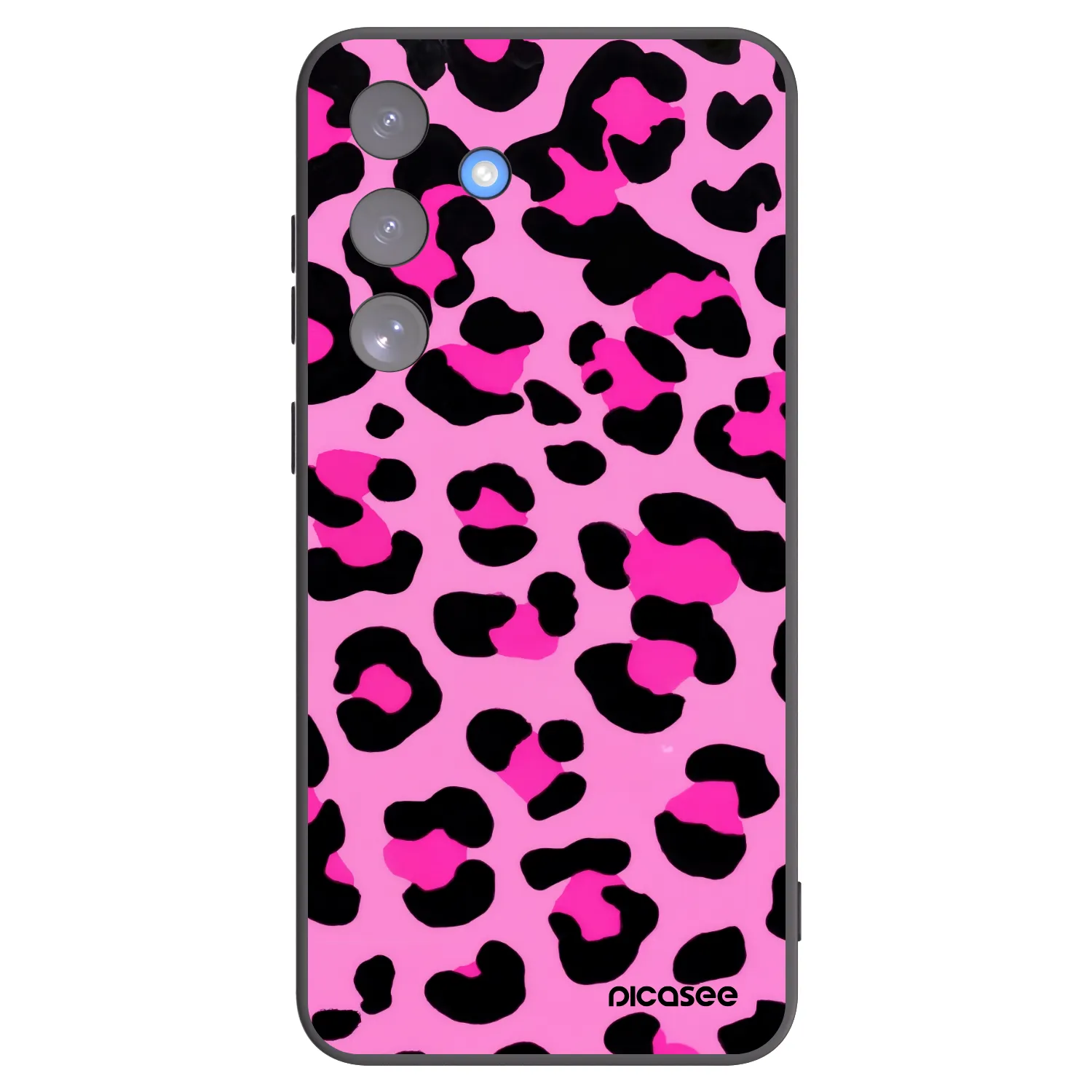 Picasee silikonový černý obal pro Samsung Galaxy S25 FE 5G - Pink Tiger