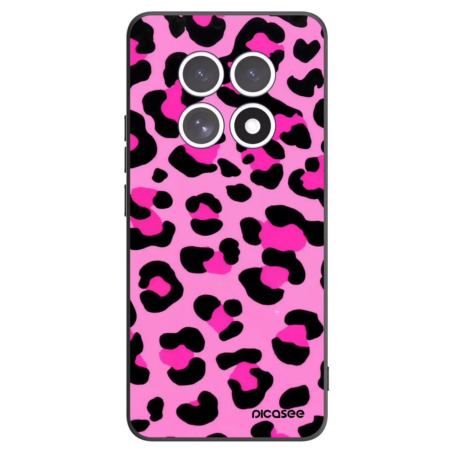 Picasee silikonový černý obal pro Xiaomi Redmi Note 15 - Pink Tiger