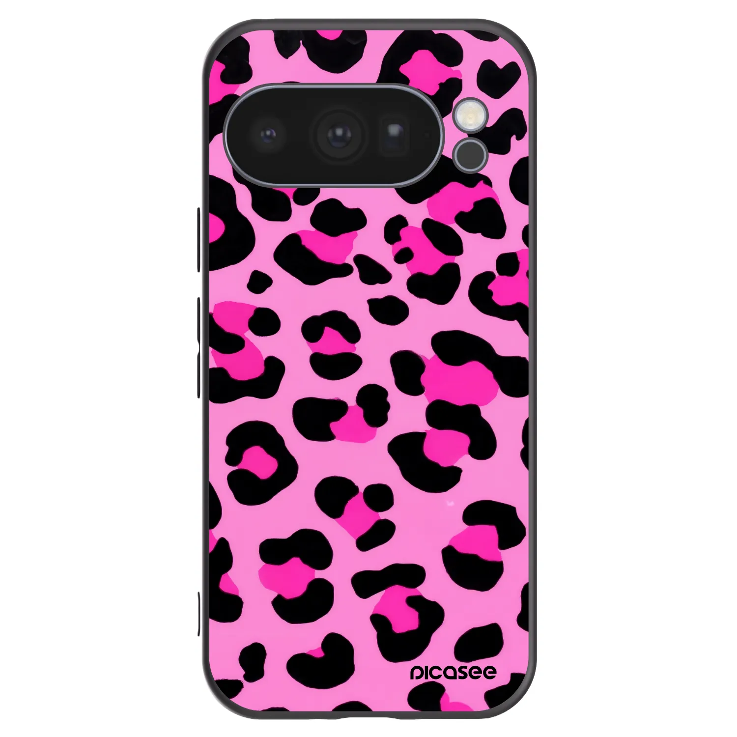 Picasee silikonový černý obal pro Google Pixel 10 Pro - Pink Tiger
