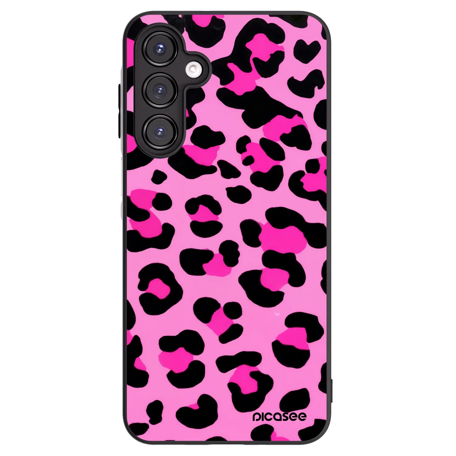 Picasee silikonový černý obal pro Samsung Galaxy A16 4G - Pink Tiger