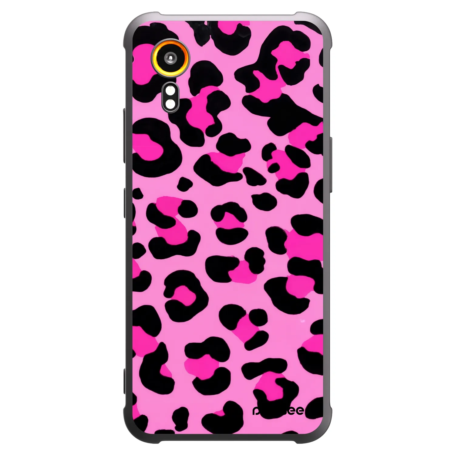 Picasee silikonový černý obal pro Samsung Galaxy Xcover 7 - Pink Tiger
