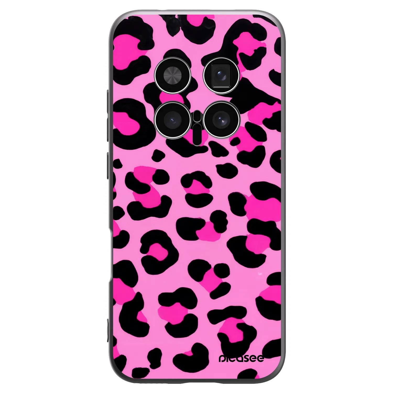 Picasee silikonový černý obal pro Honor Magic8 Pro 5G - Pink Tiger