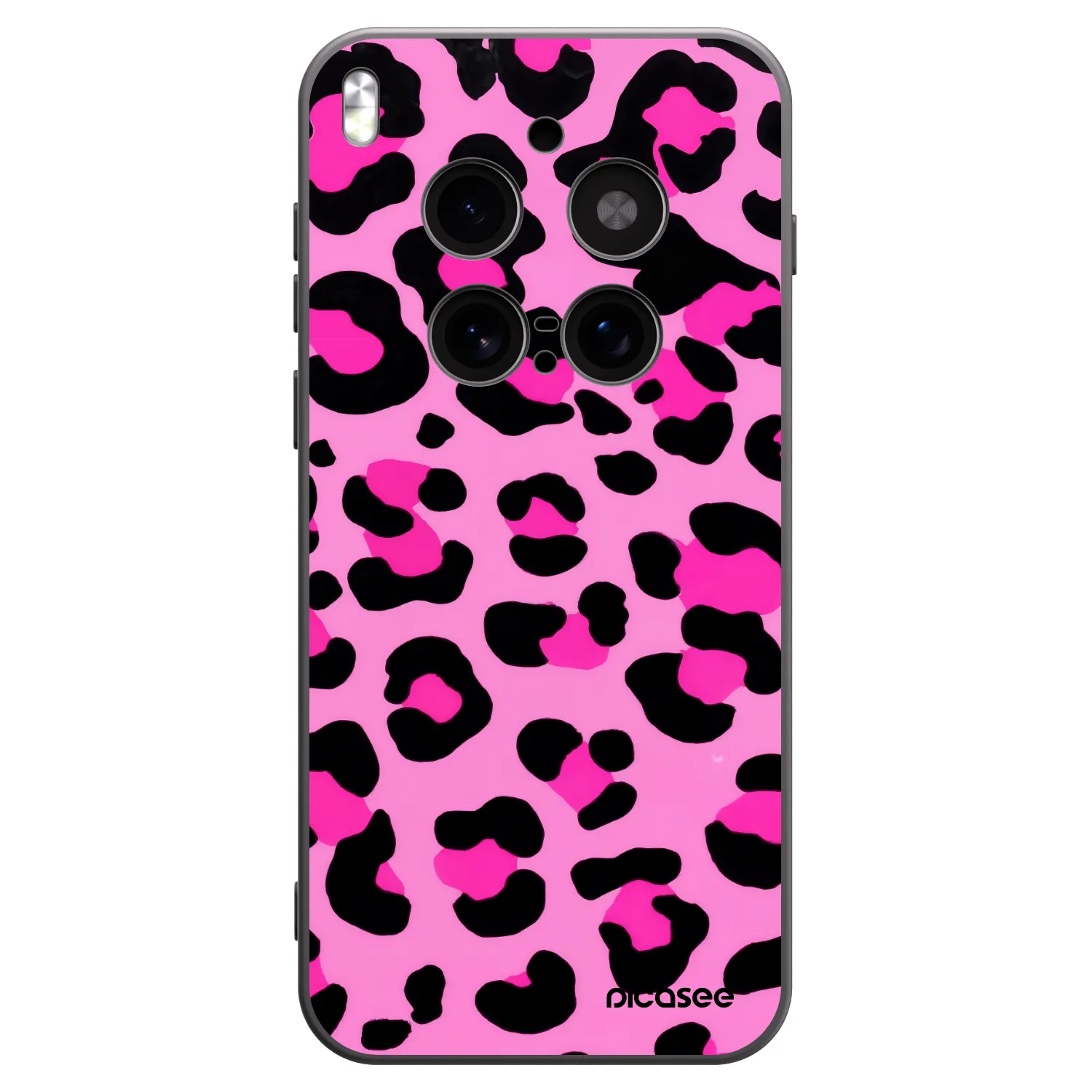 Picasee silikonový černý obal pro Vivo X300 Pro - Pink Tiger