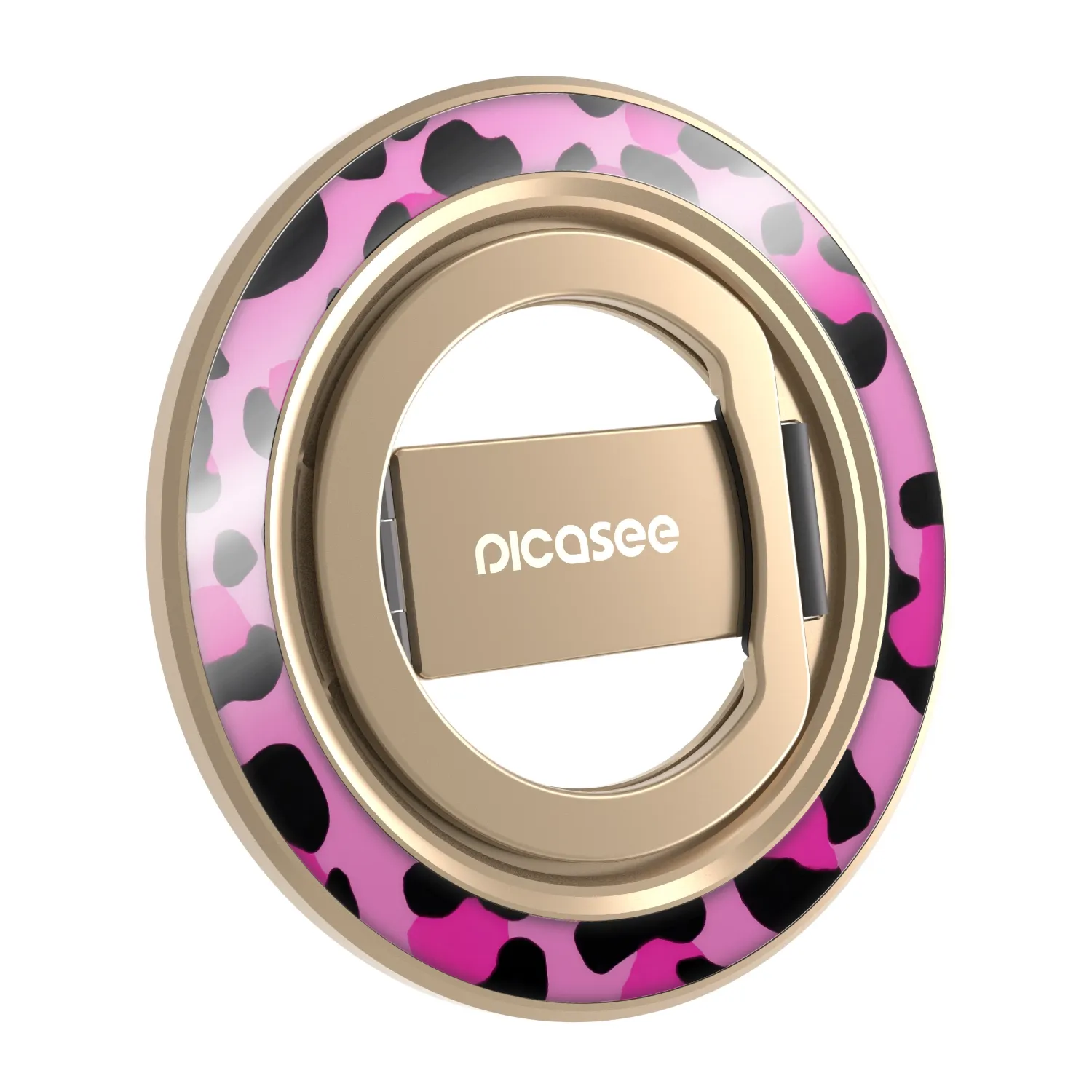 Picasee Magnetický držák - Zlatý - Pink Tiger
