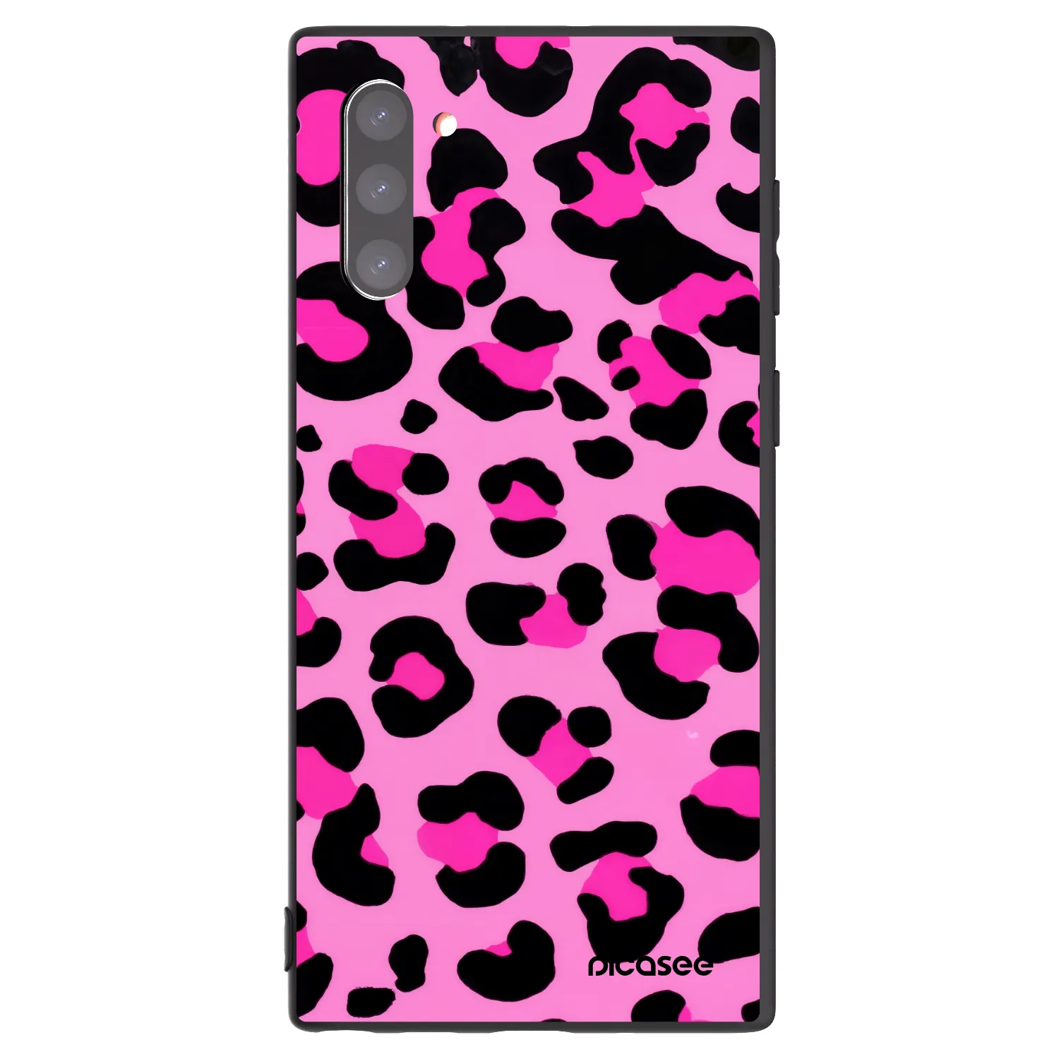 Picasee silikonový černý obal pro Samsung Galaxy Note 10 N970F - Pink Tiger