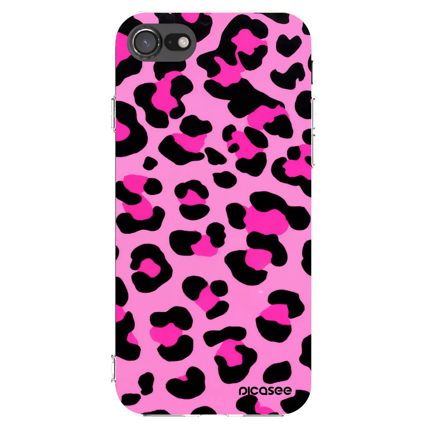 Picasee silikonový průhledný obal pro Apple iPhone 8 - Pink Tiger