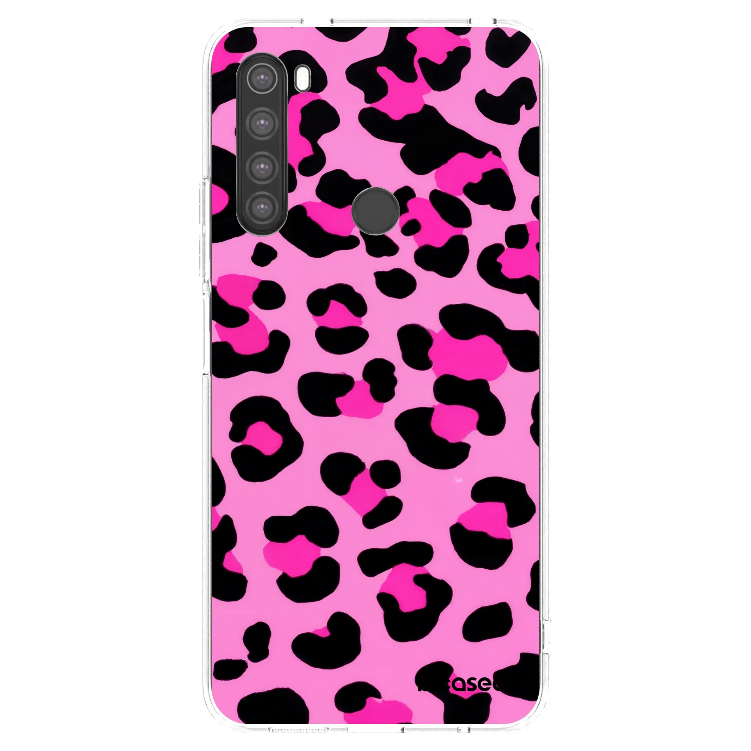 Picasee silikonový průhledný obal pro Xiaomi Redmi Note 8 - Pink Tiger