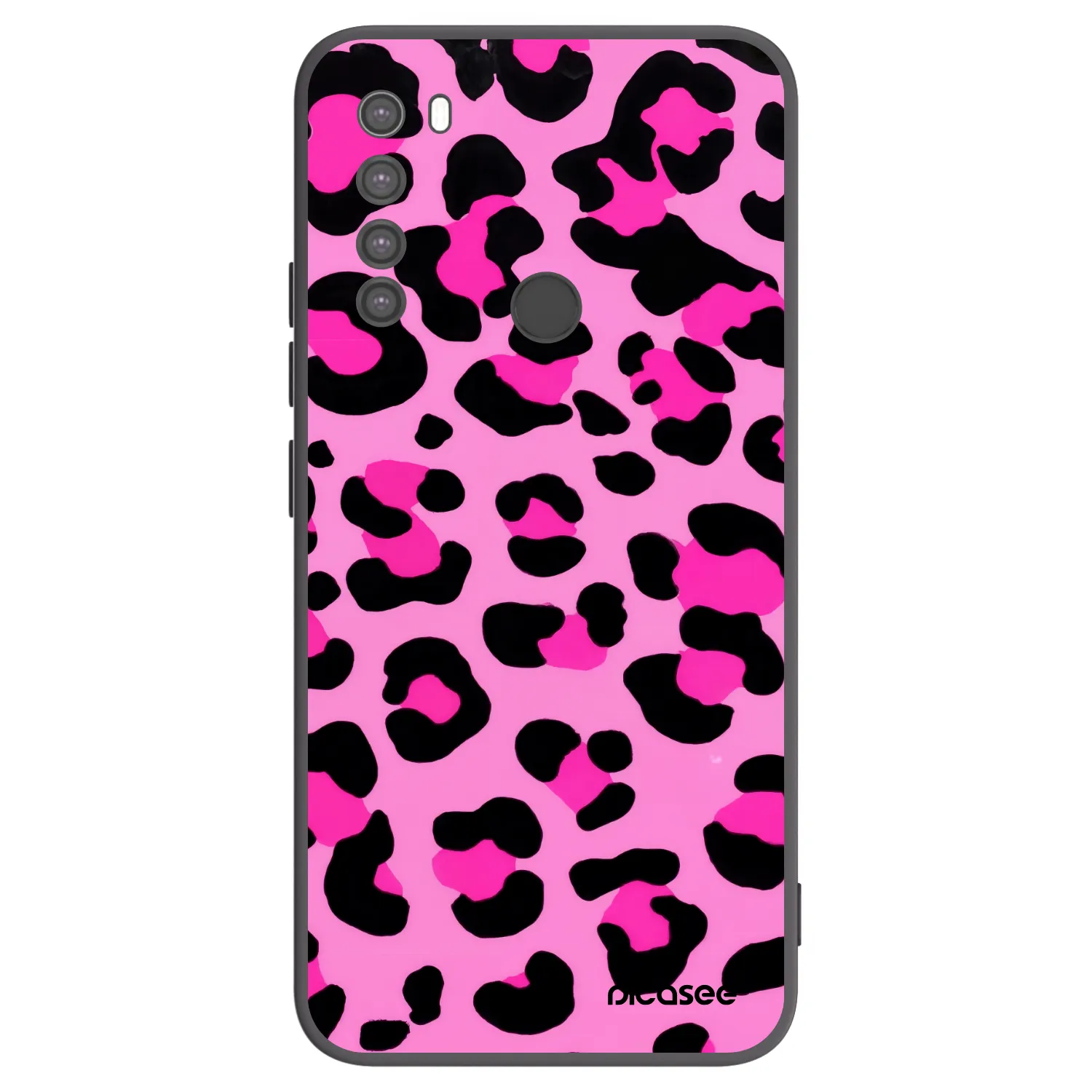 Picasee silikonový černý obal pro Xiaomi Redmi Note 8 - Pink Tiger