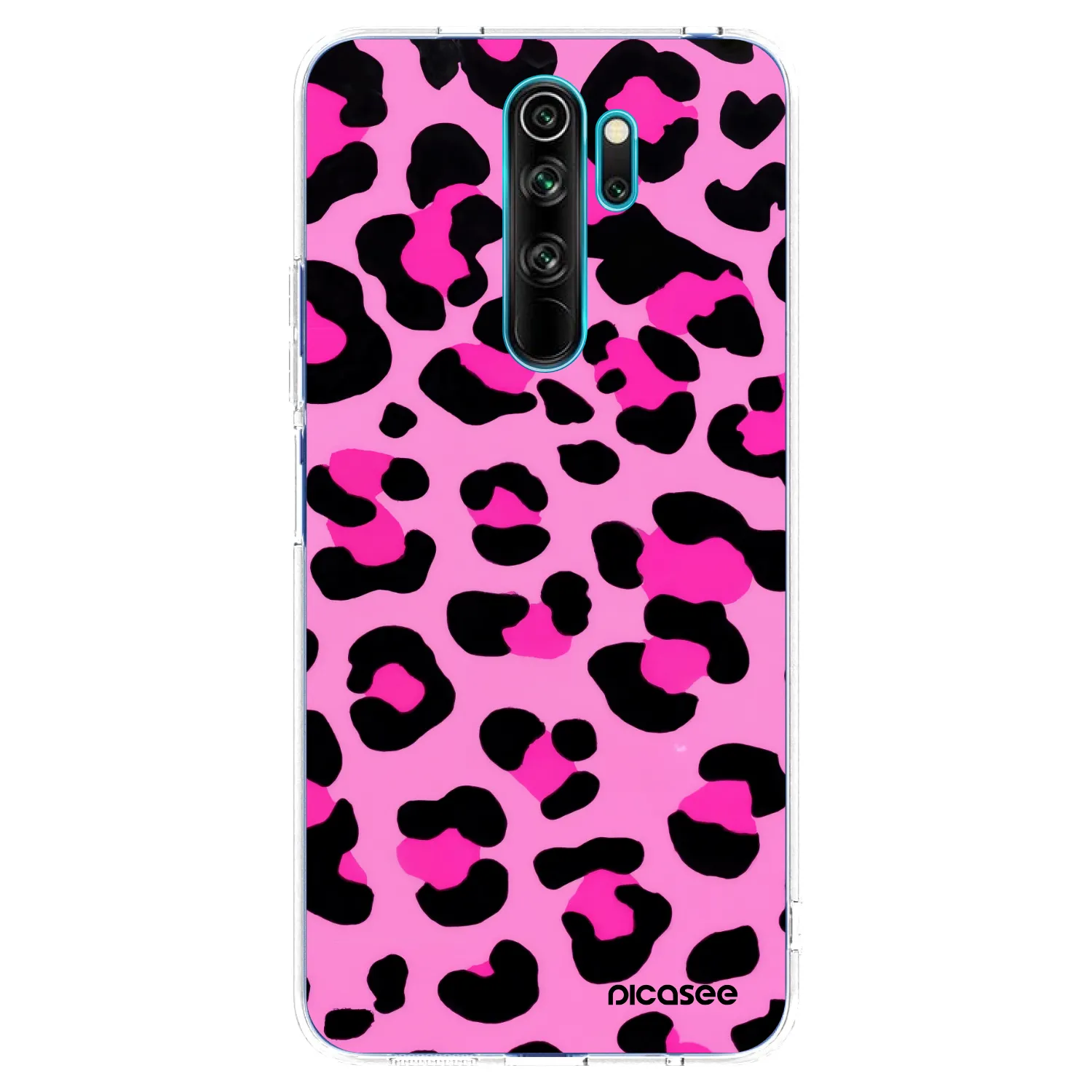 Picasee silikonový průhledný obal pro Xiaomi Redmi Note 8 Pro - Pink Tiger