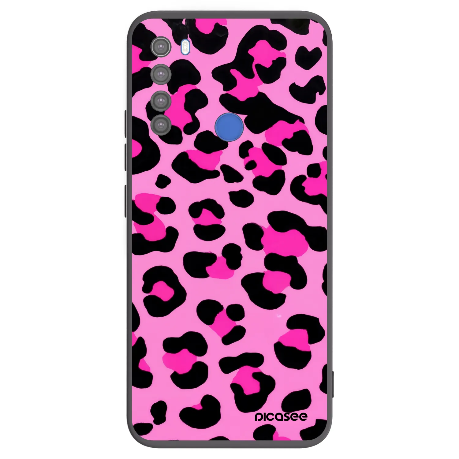 Picasee silikonový černý obal pro Xiaomi Redmi Note 8T - Pink Tiger