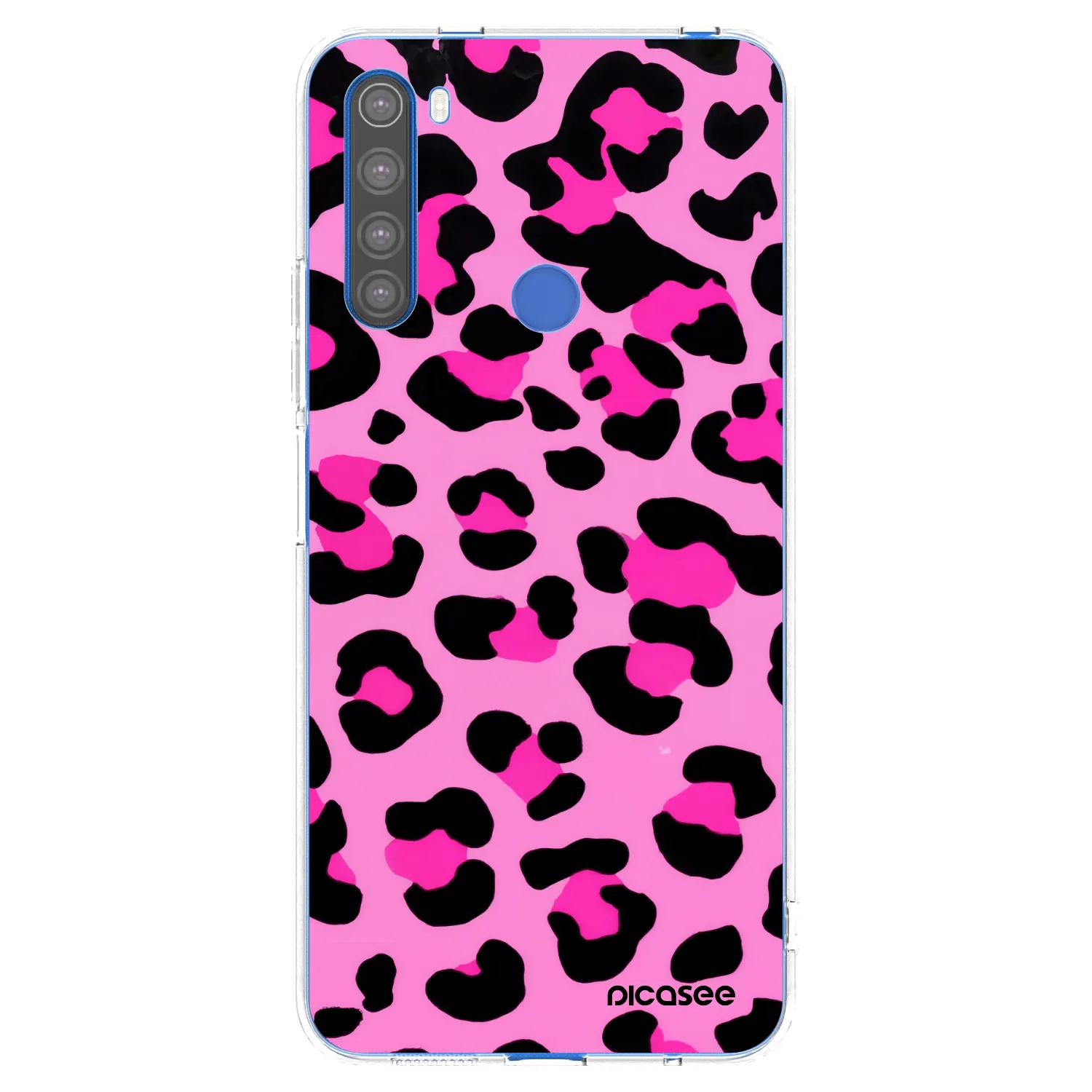 Picasee silikonový průhledný obal pro Xiaomi Redmi Note 8T - Pink Tiger