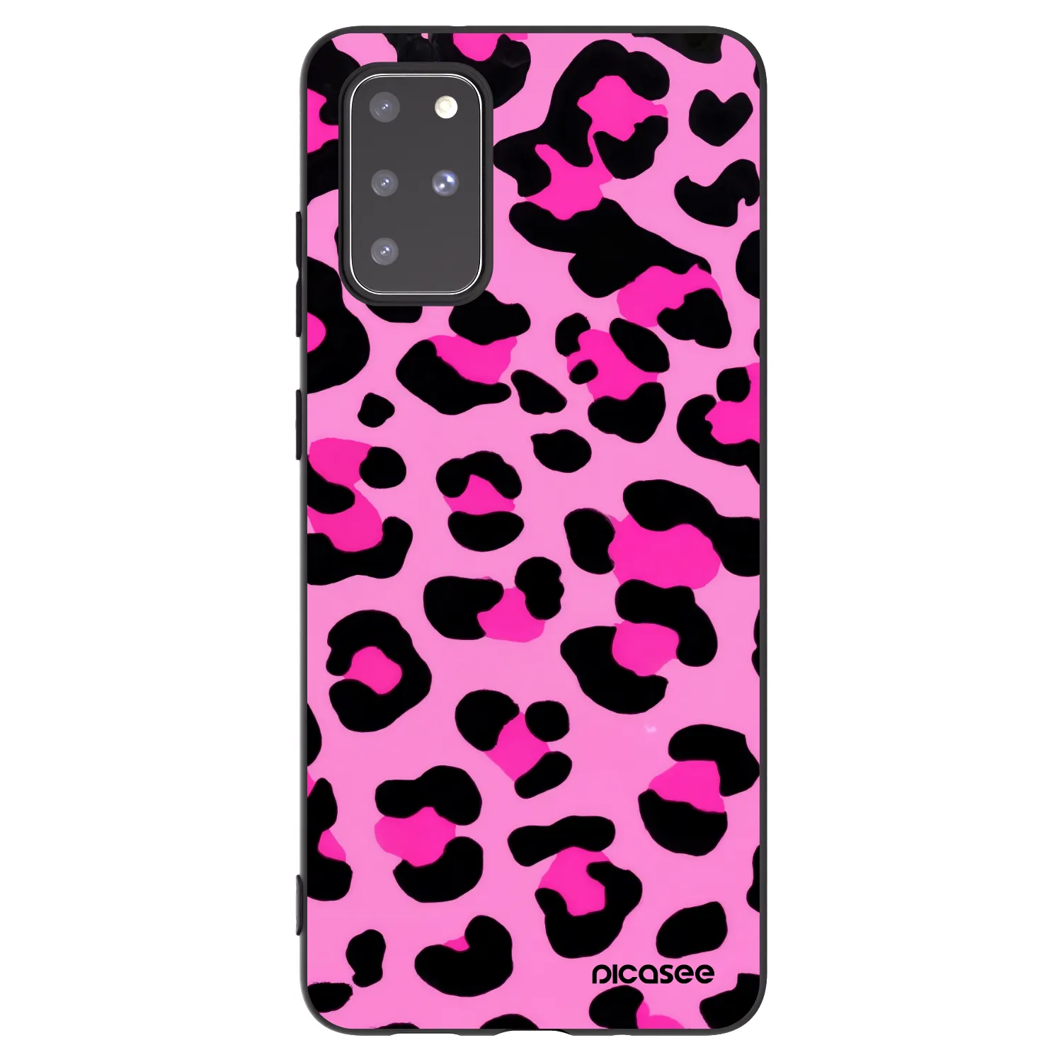 Picasee silikonový černý obal pro Samsung Galaxy S20+ G985F - Pink Tiger