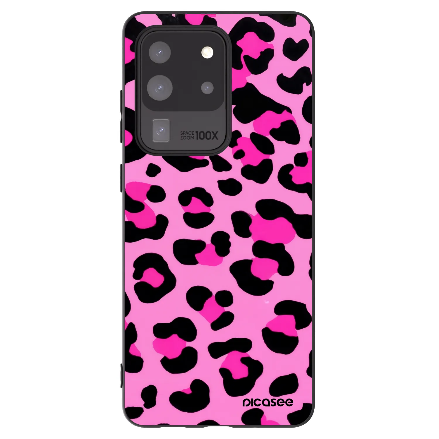 Picasee silikonový černý obal pro Samsung Galaxy S20 Ultra 5G G988F - Pink Tiger