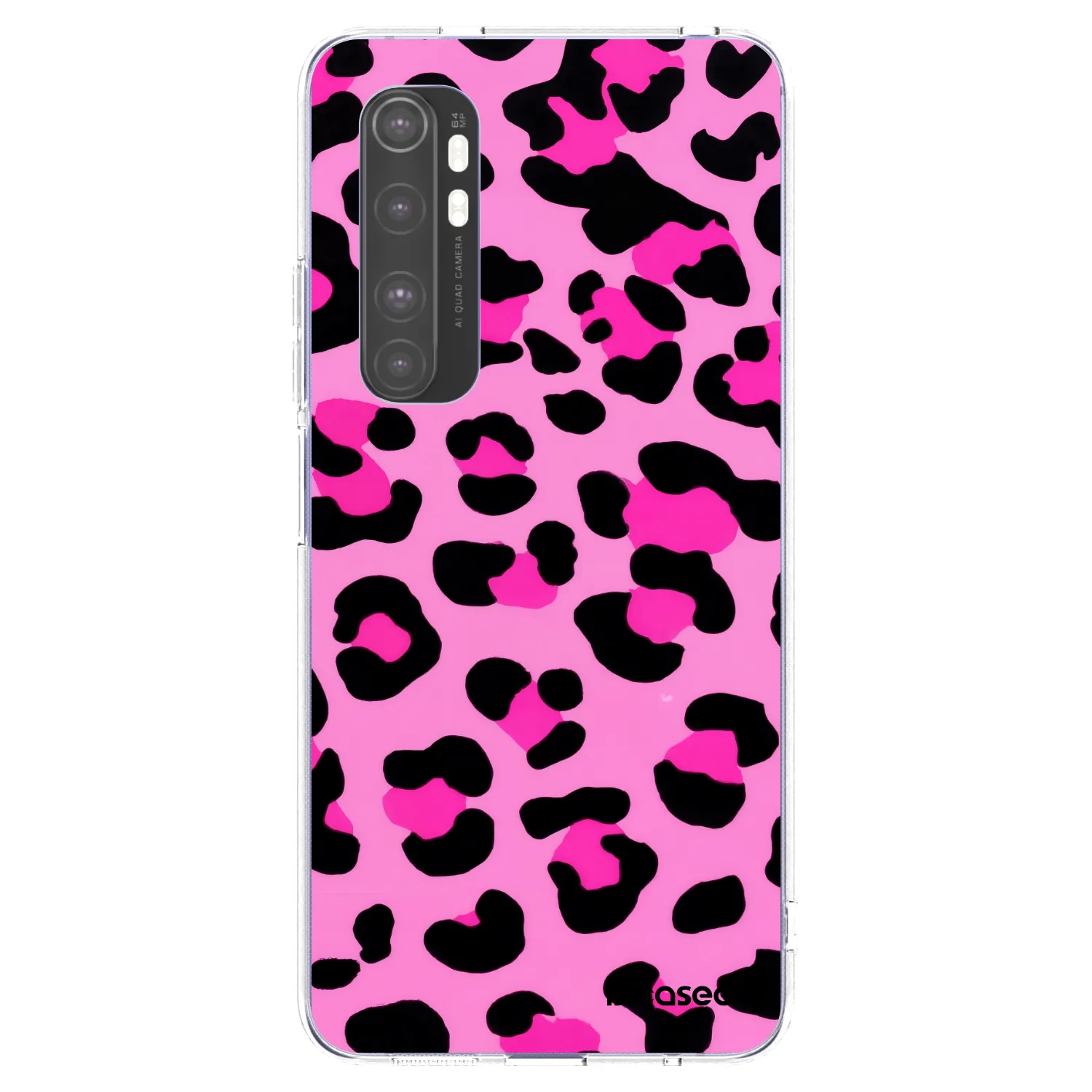 Picasee silikonový průhledný obal pro Xiaomi Mi Note 10 Lite - Pink Tiger
