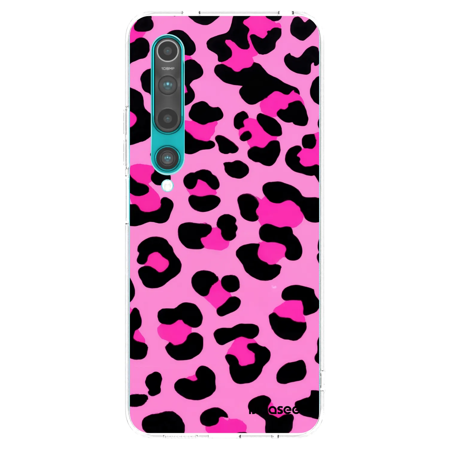 Picasee silikonový průhledný obal pro Xiaomi Mi 10 - Pink Tiger