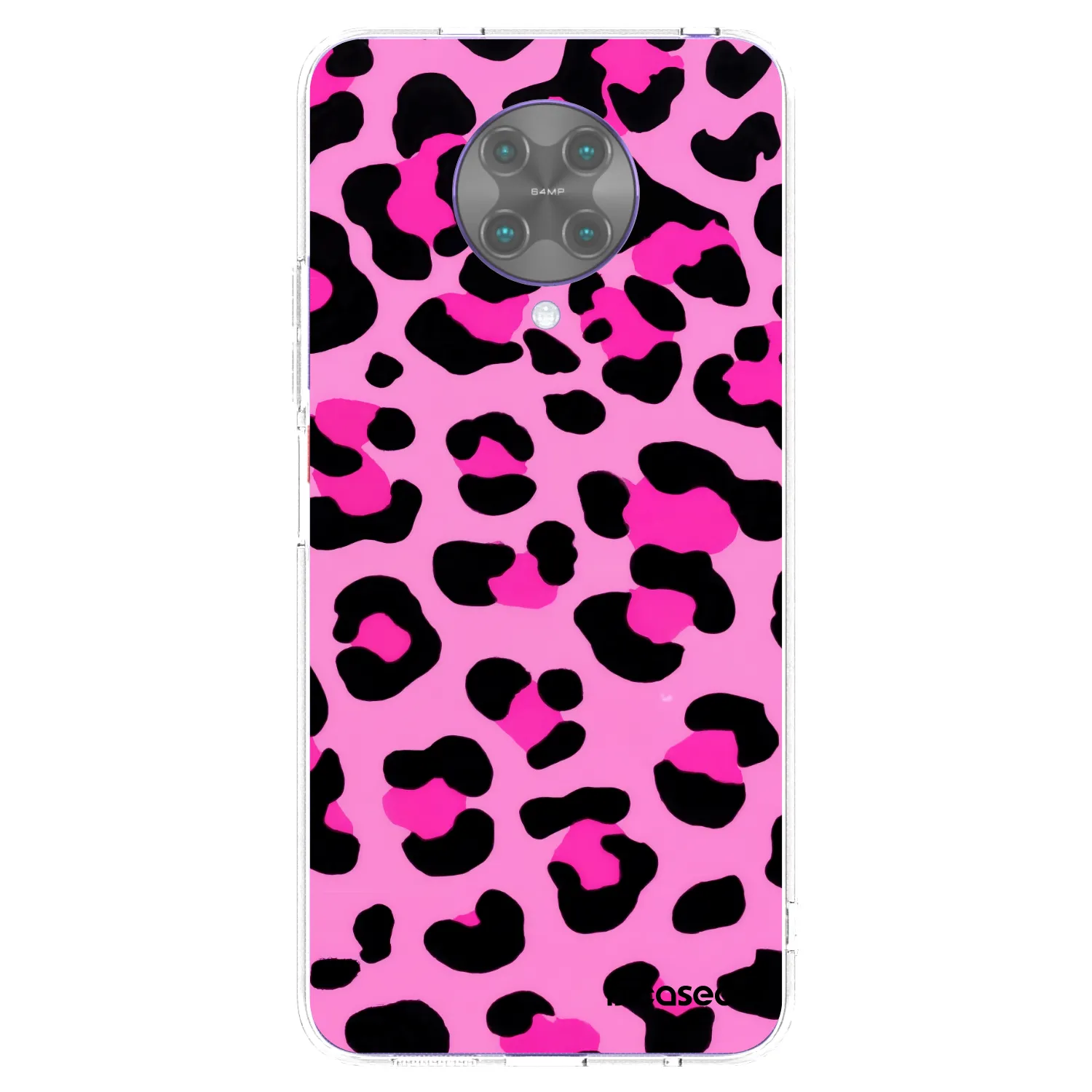 Picasee silikonový průhledný obal pro Xiaomi Poco F2 Pro - Pink Tiger