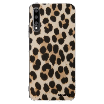 Picasee silikonový průhledný obal pro Honor 9X Pro - Brown Tiger